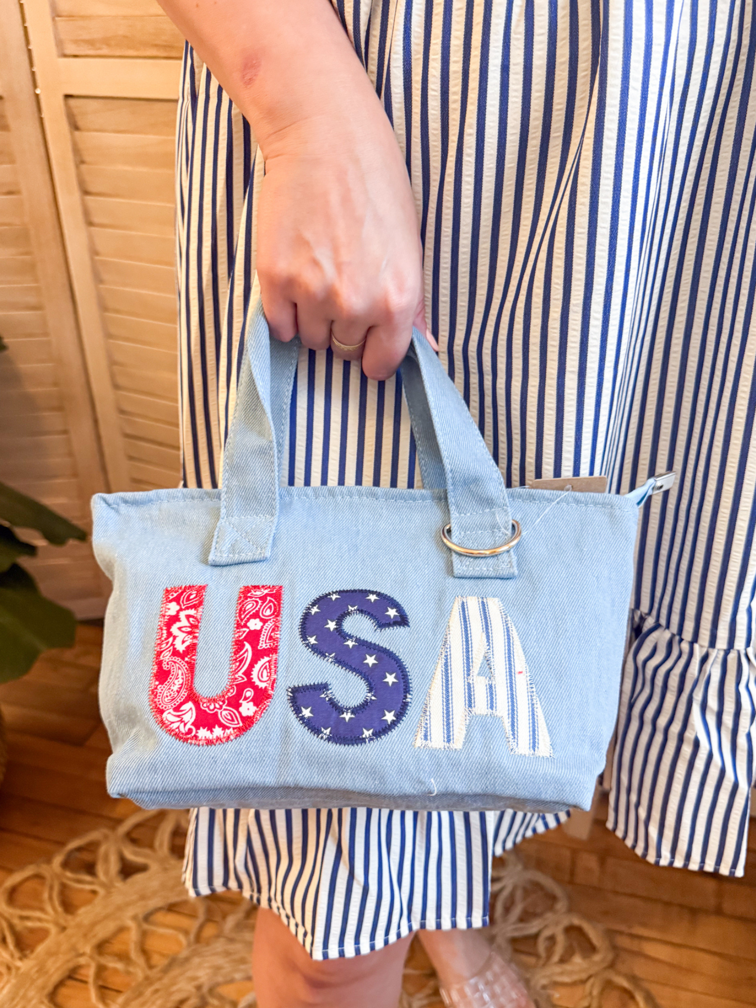 USA Patch Mini Tote