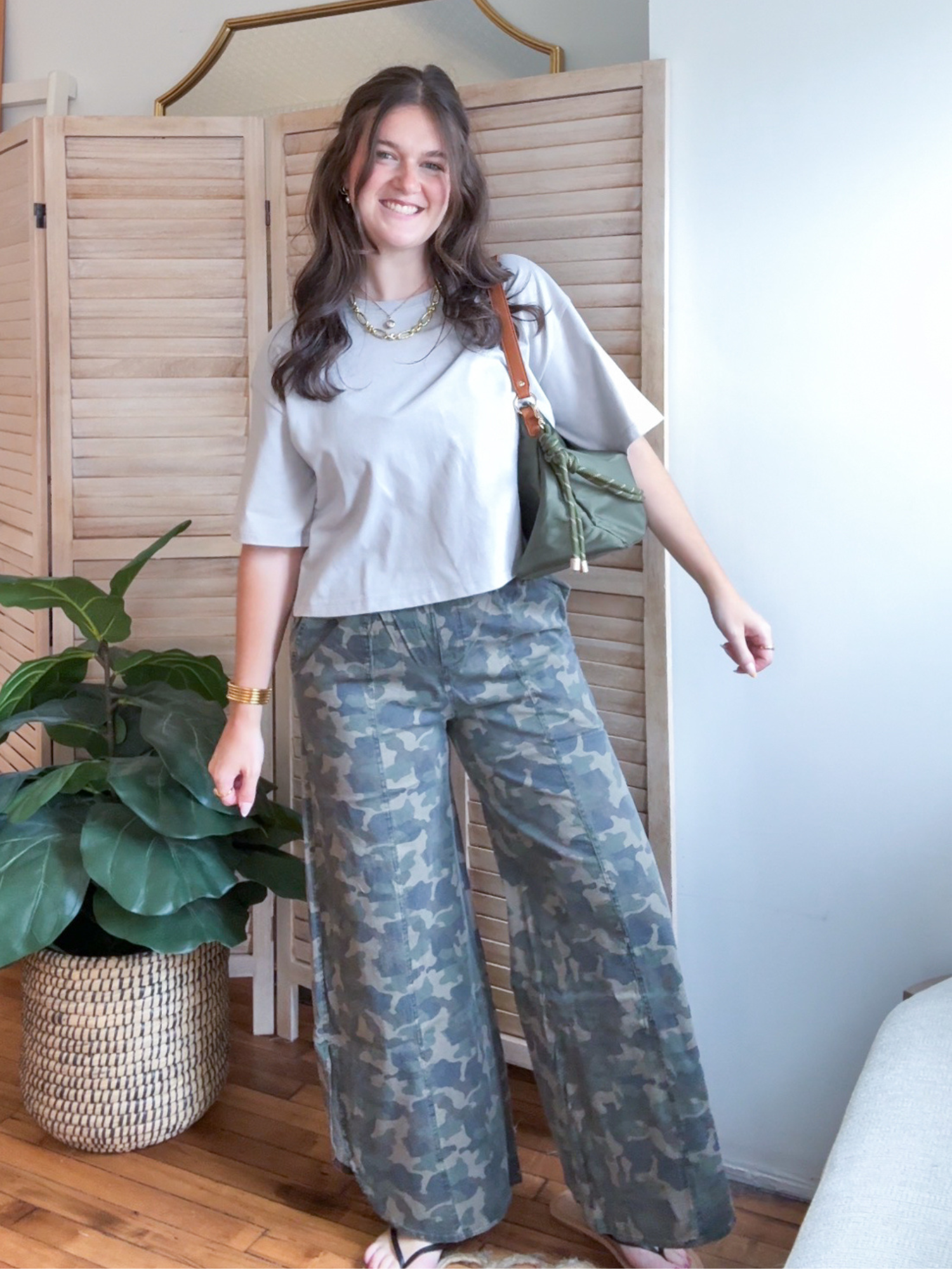 Kellie Washed Camo Pants