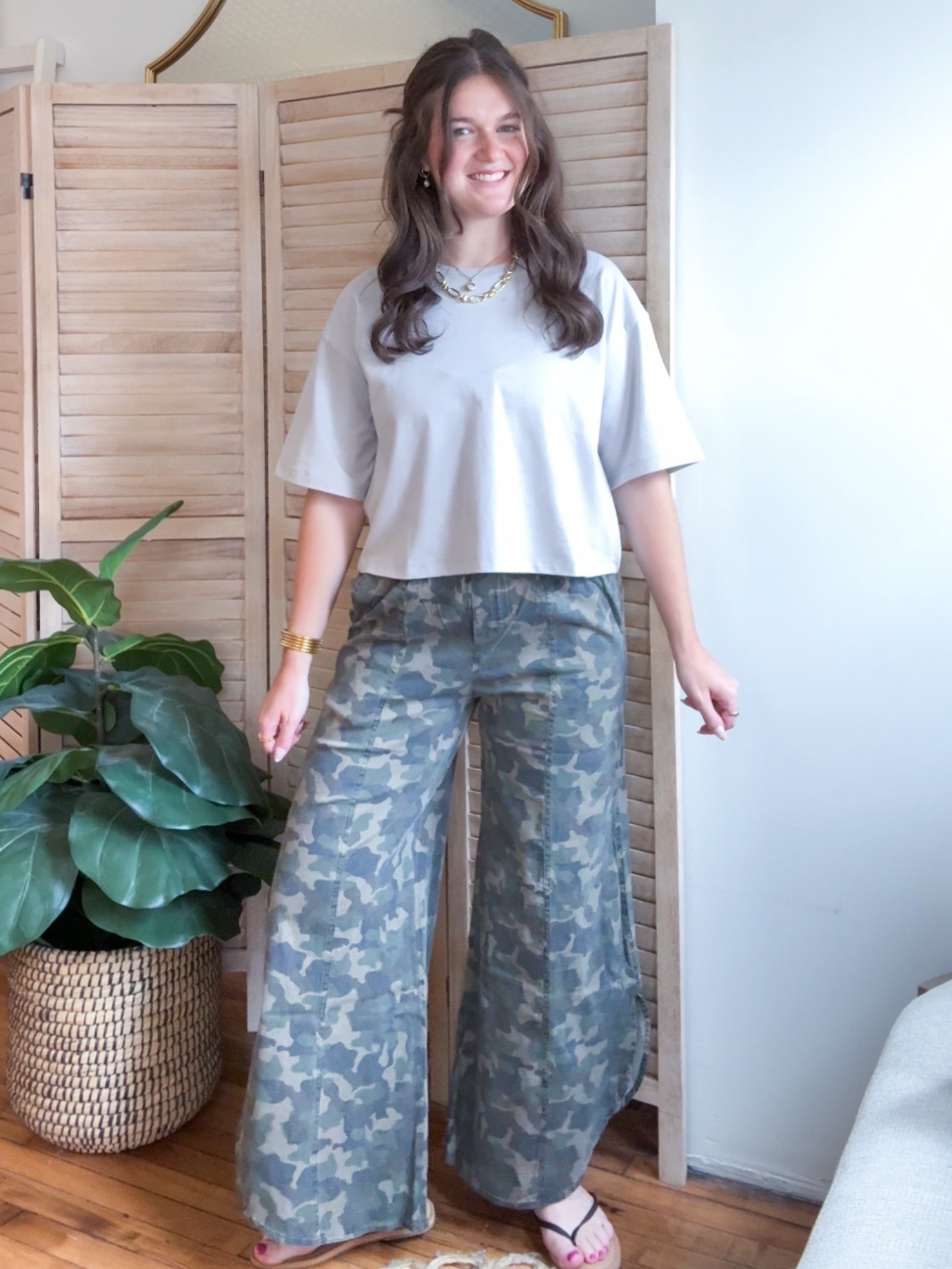Kellie Washed Camo Pants