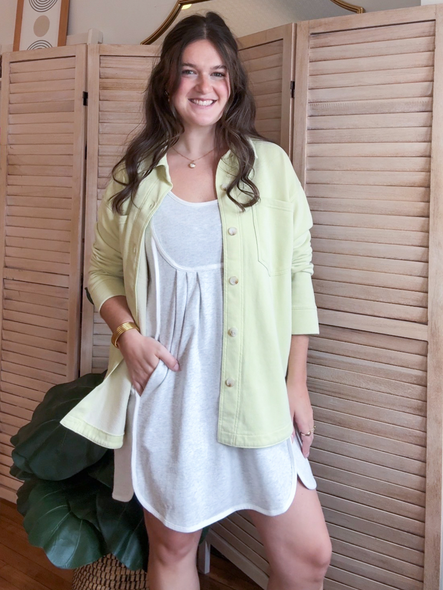 Quinn Cotton Terry Mini Dress