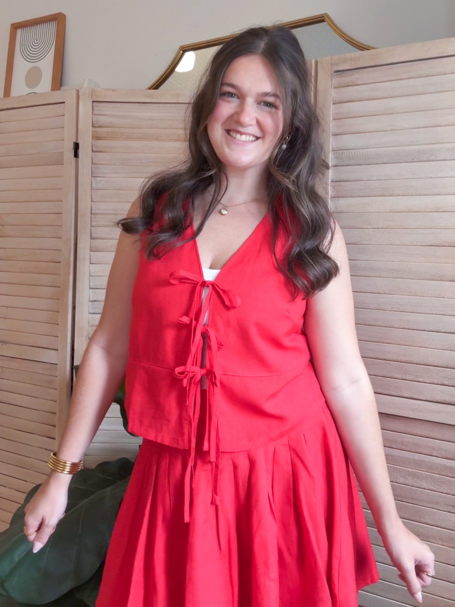 Phoebe Front Tie Tank Top