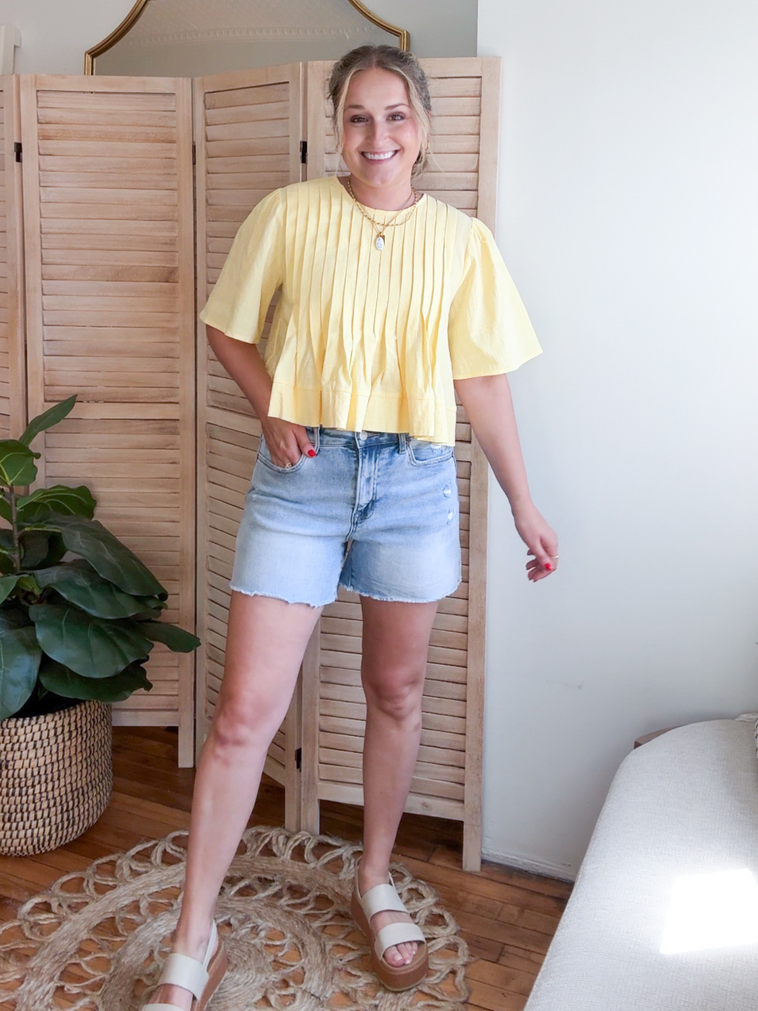 Bella Flutter Sleeve Blouse