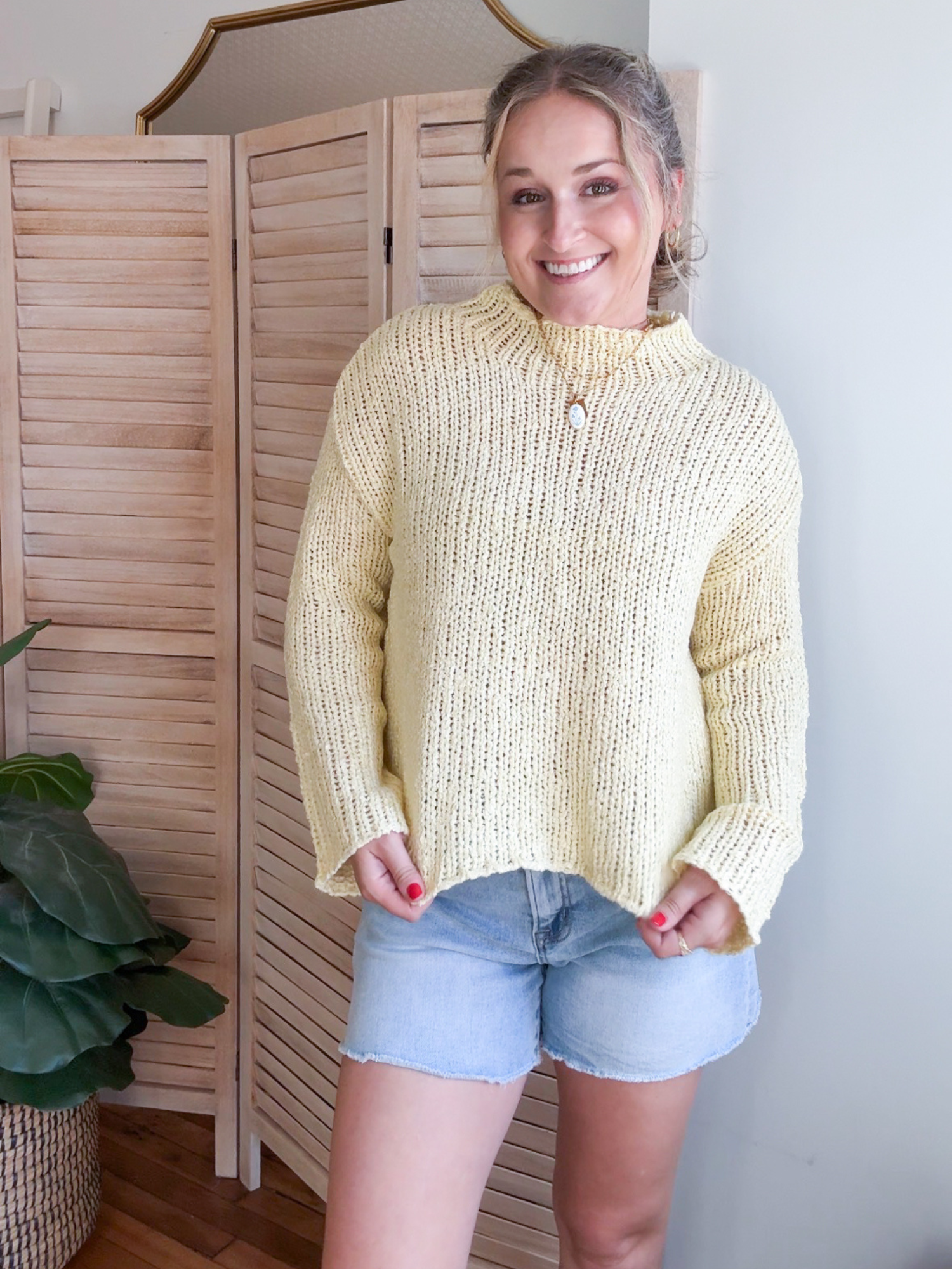 *RESTOCK* Maxine Knit Sweater - Lemon Yellow