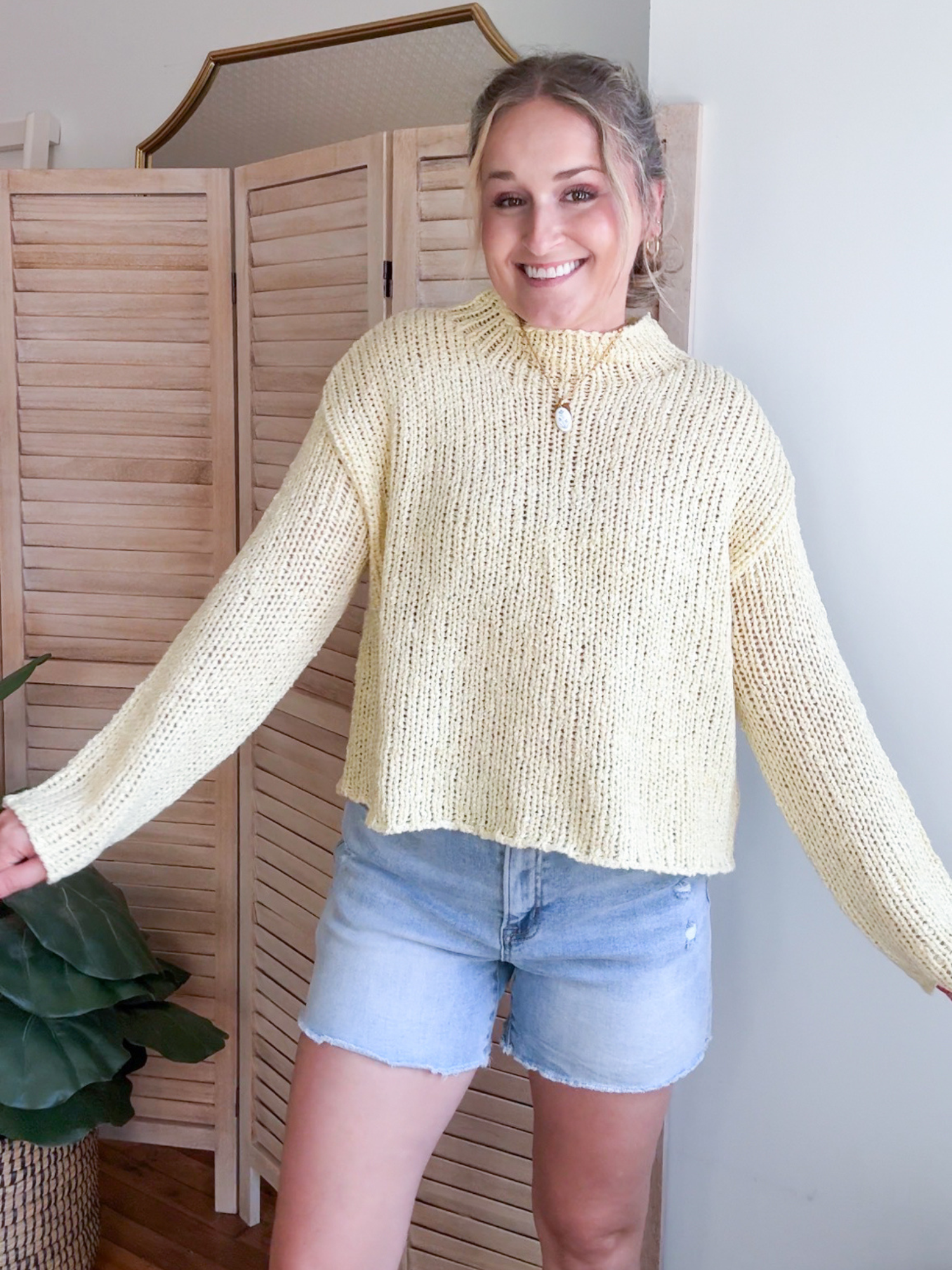 *RESTOCK* Maxine Knit Sweater - Lemon Yellow