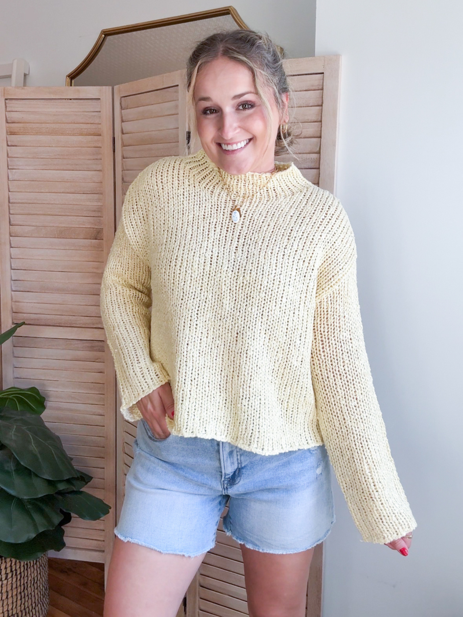 *RESTOCK* Maxine Knit Sweater - Lemon Yellow