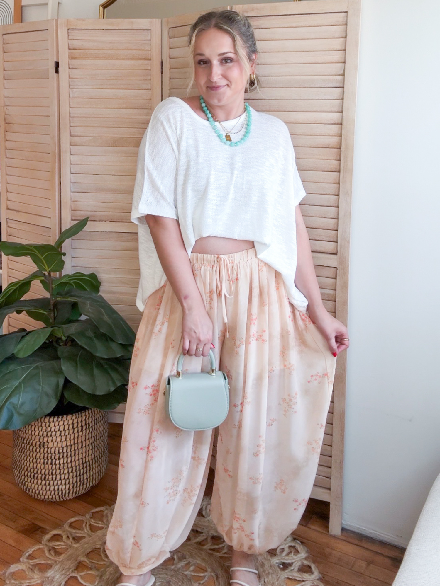 Emmy Chiffon Balloon Pants