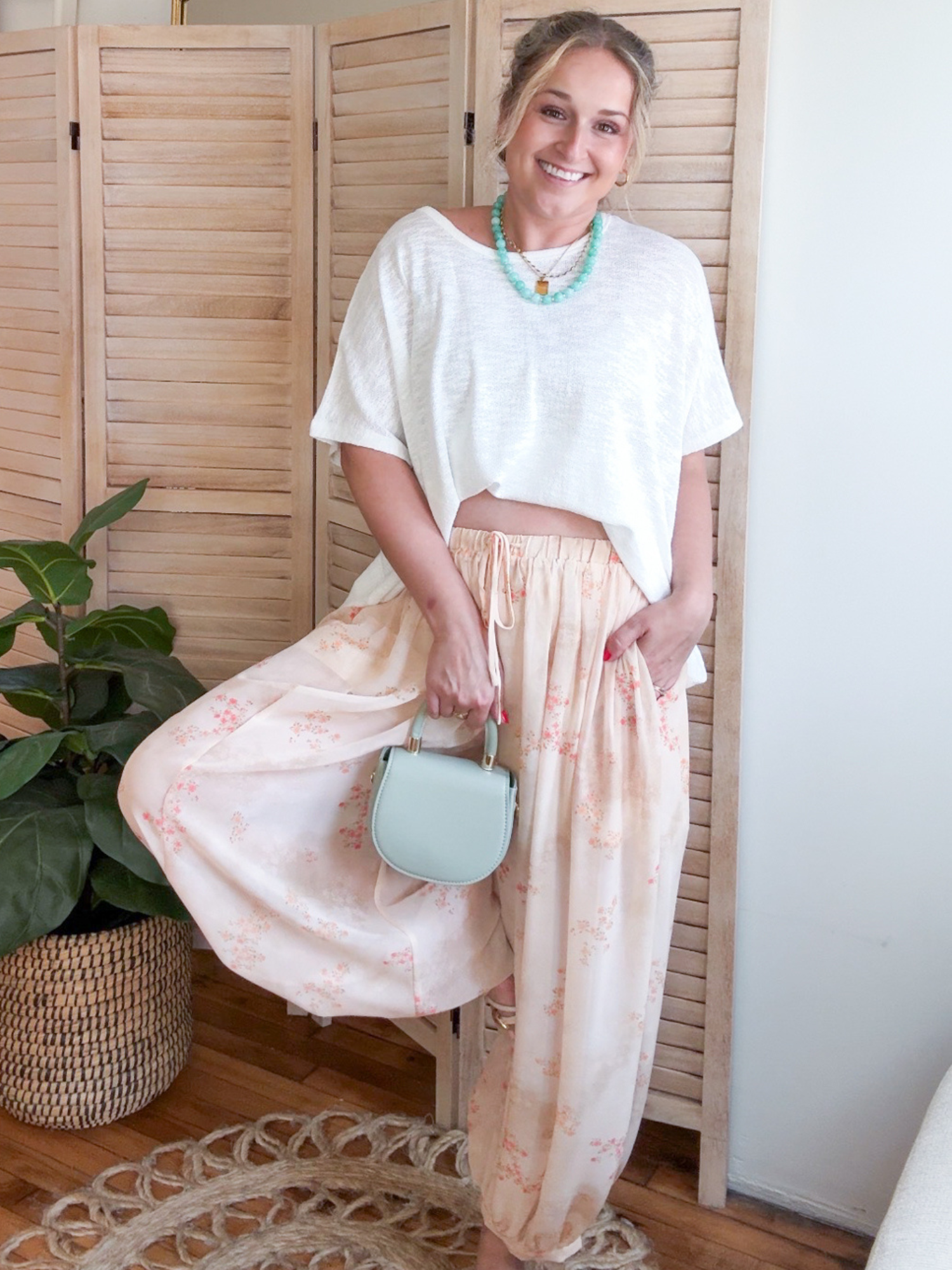 Emmy Chiffon Balloon Pants