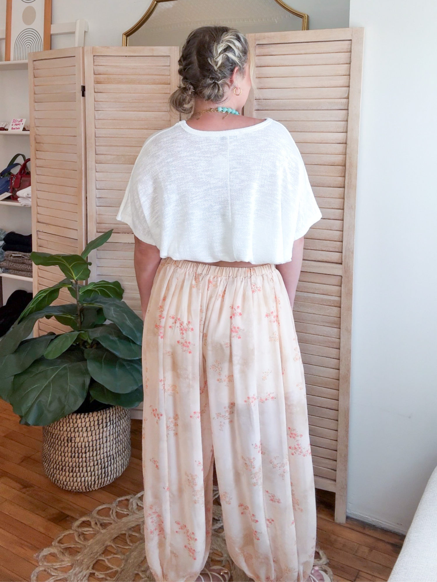 Emmy Chiffon Balloon Pants