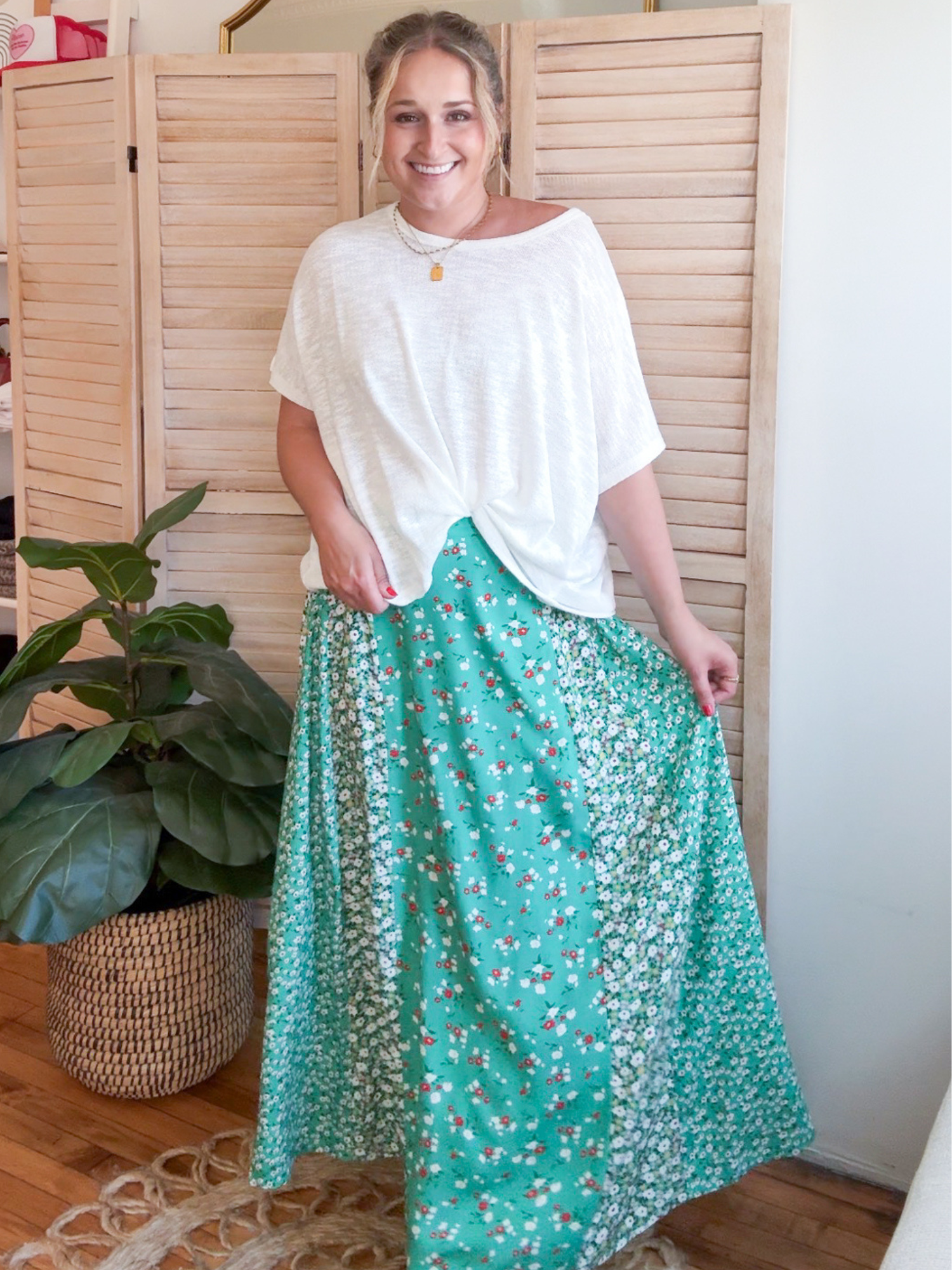 Lexie Floral Maxi Skirt