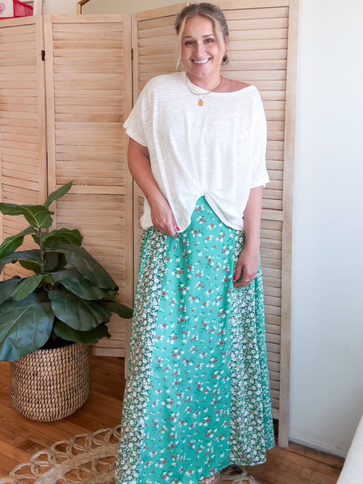 Lexie Floral Maxi Skirt