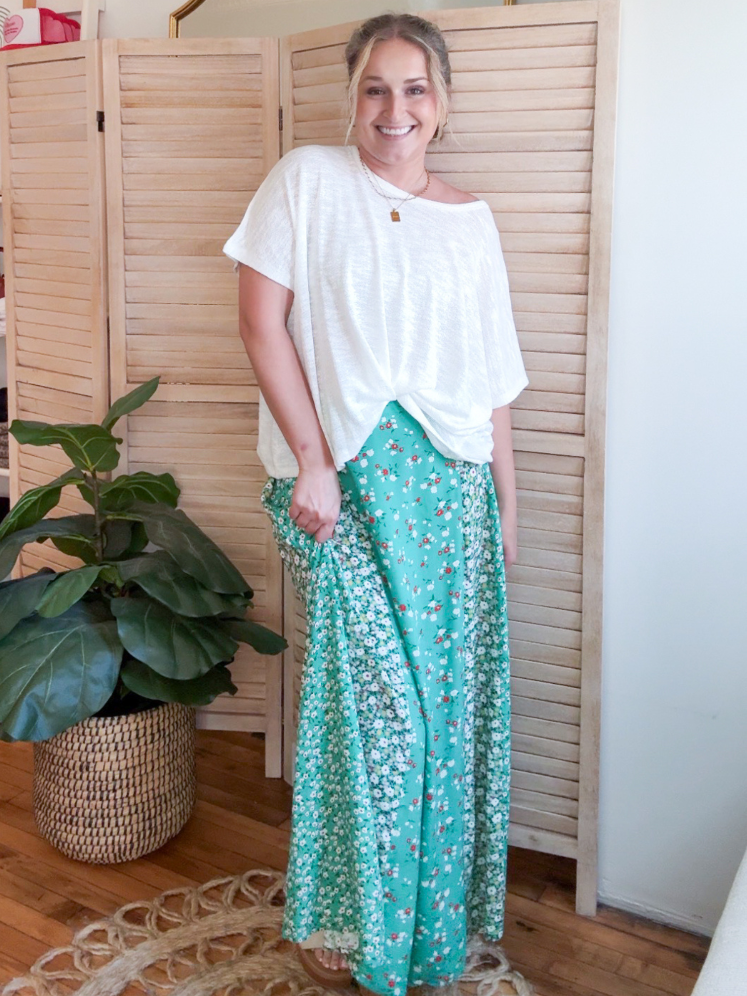 Lexie Floral Maxi Skirt