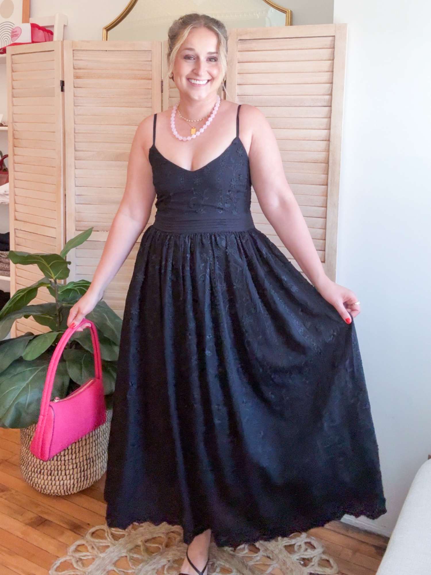 Michelle Lace Midi Dress