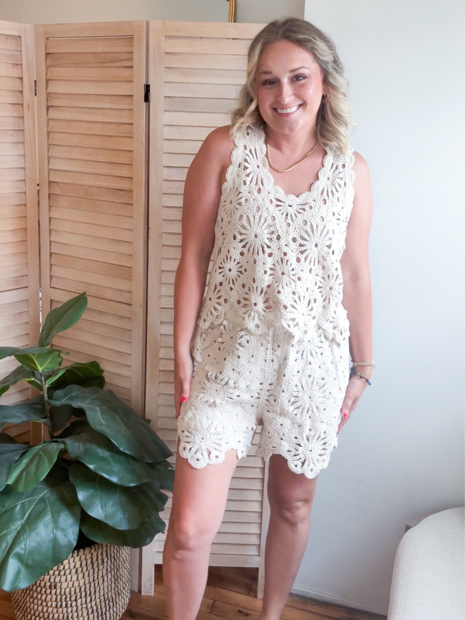 Saige Crochet Shorts