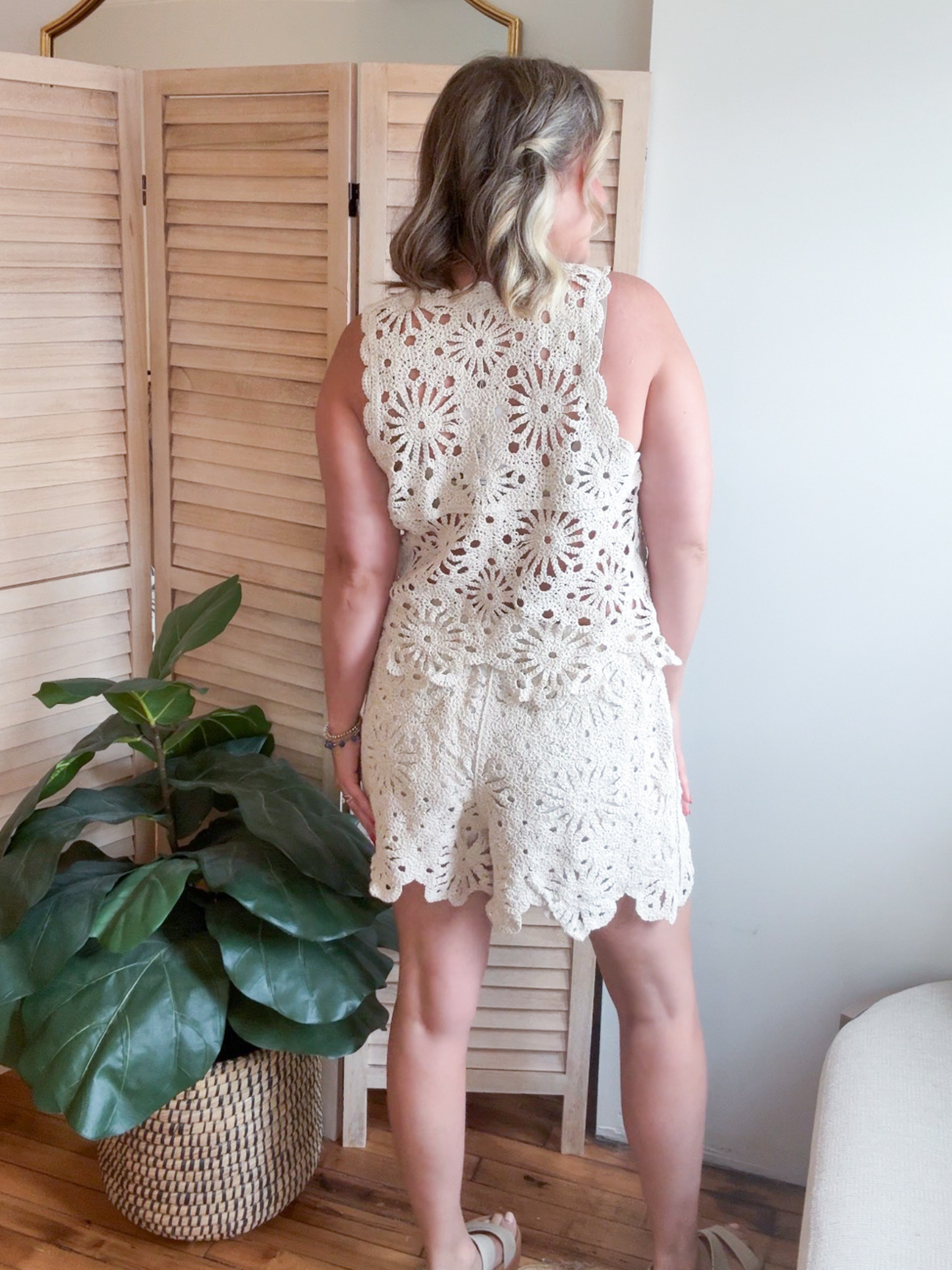 Saige Crochet Shorts