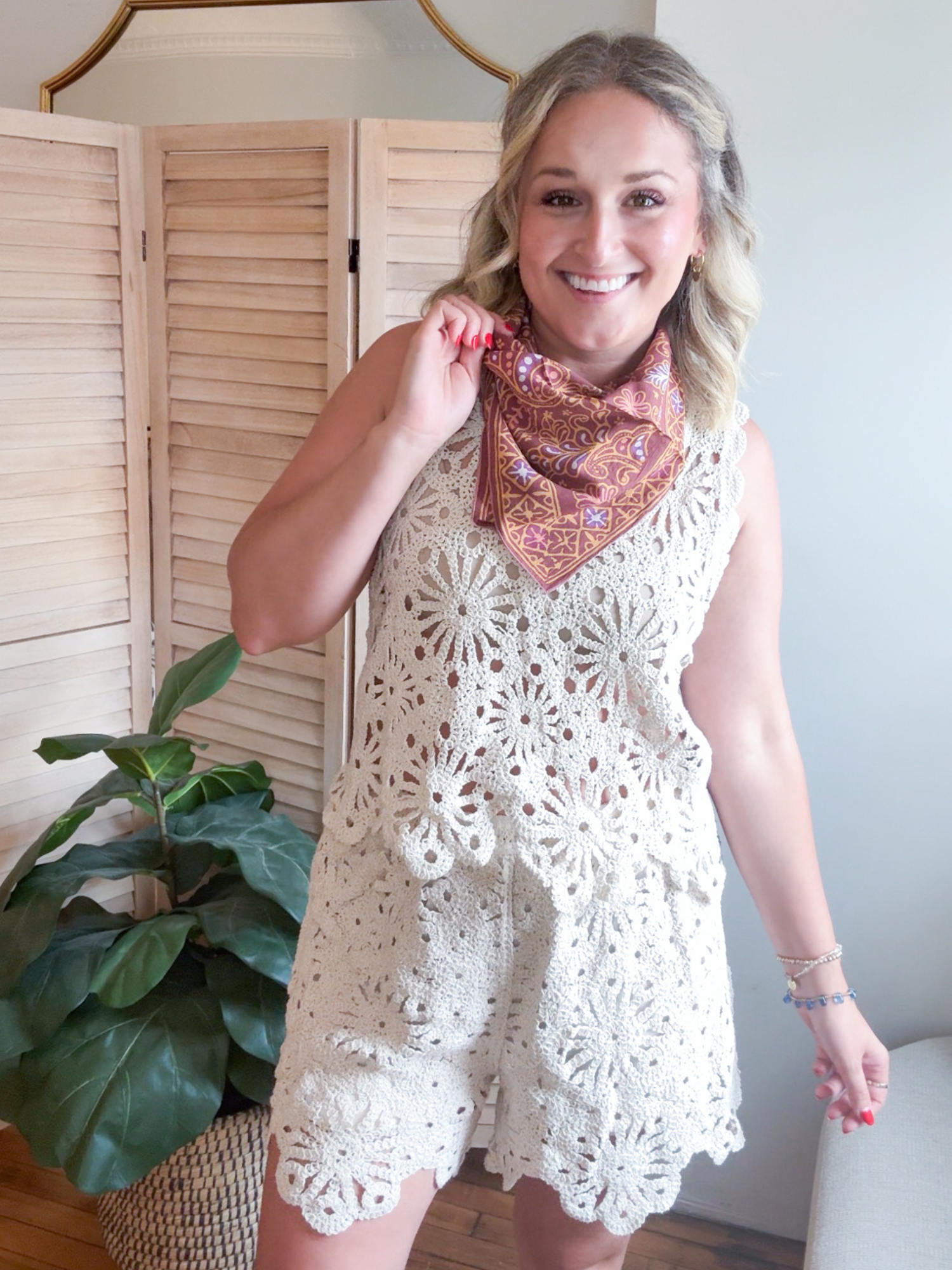 Saige Crochet Shorts
