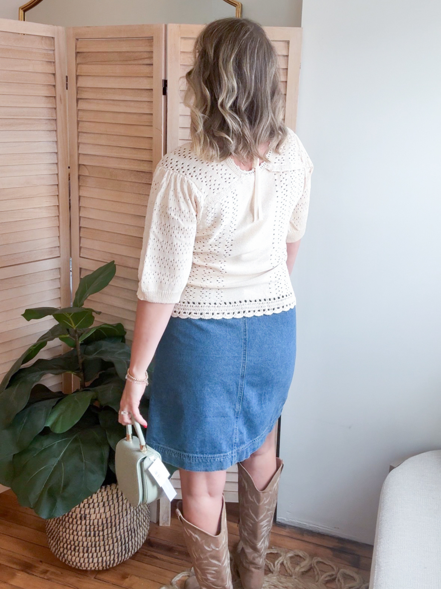 Lettie Pointelle Sweater