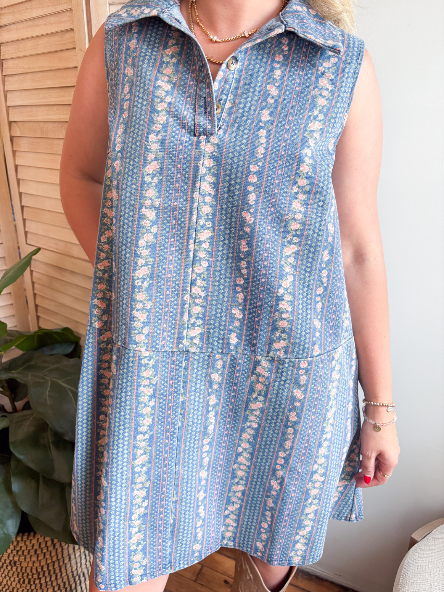 Maeve Denim Mini Dress