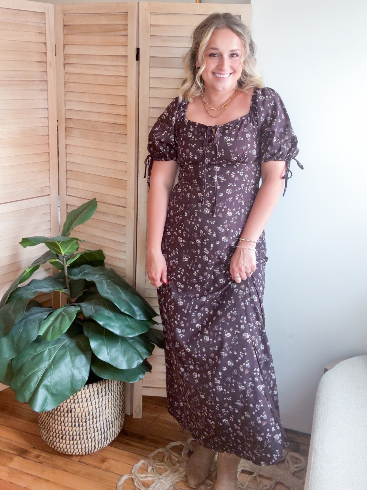 Jamie Midi Dress - Mocha