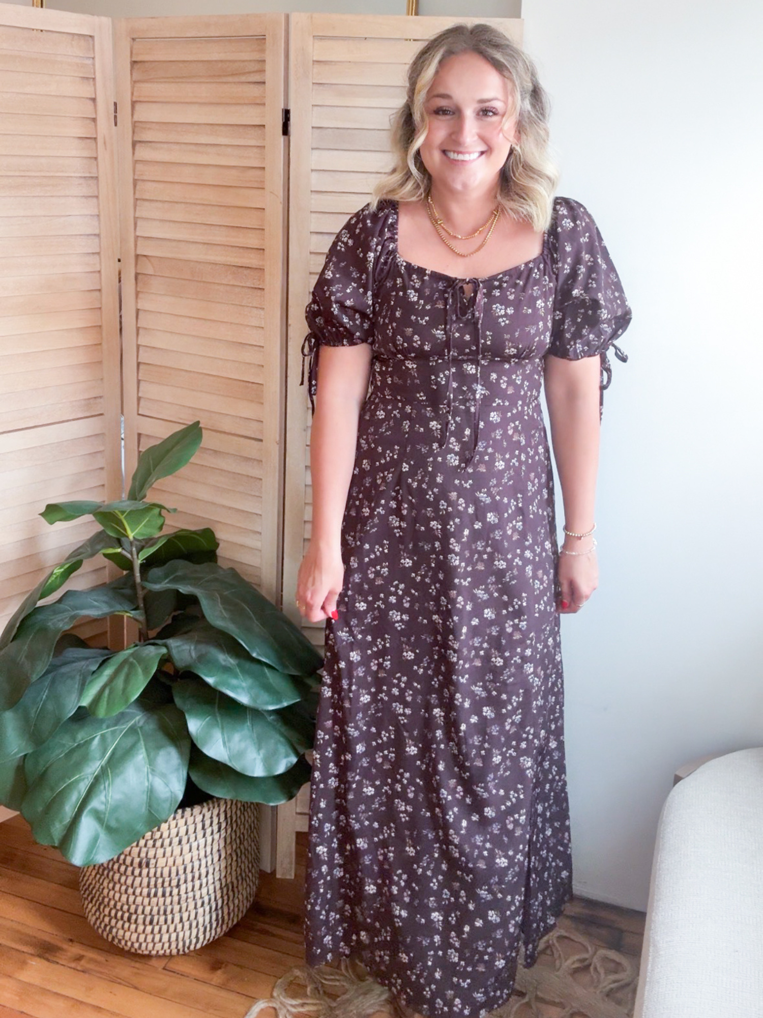 Jamie Midi Dress - Mocha