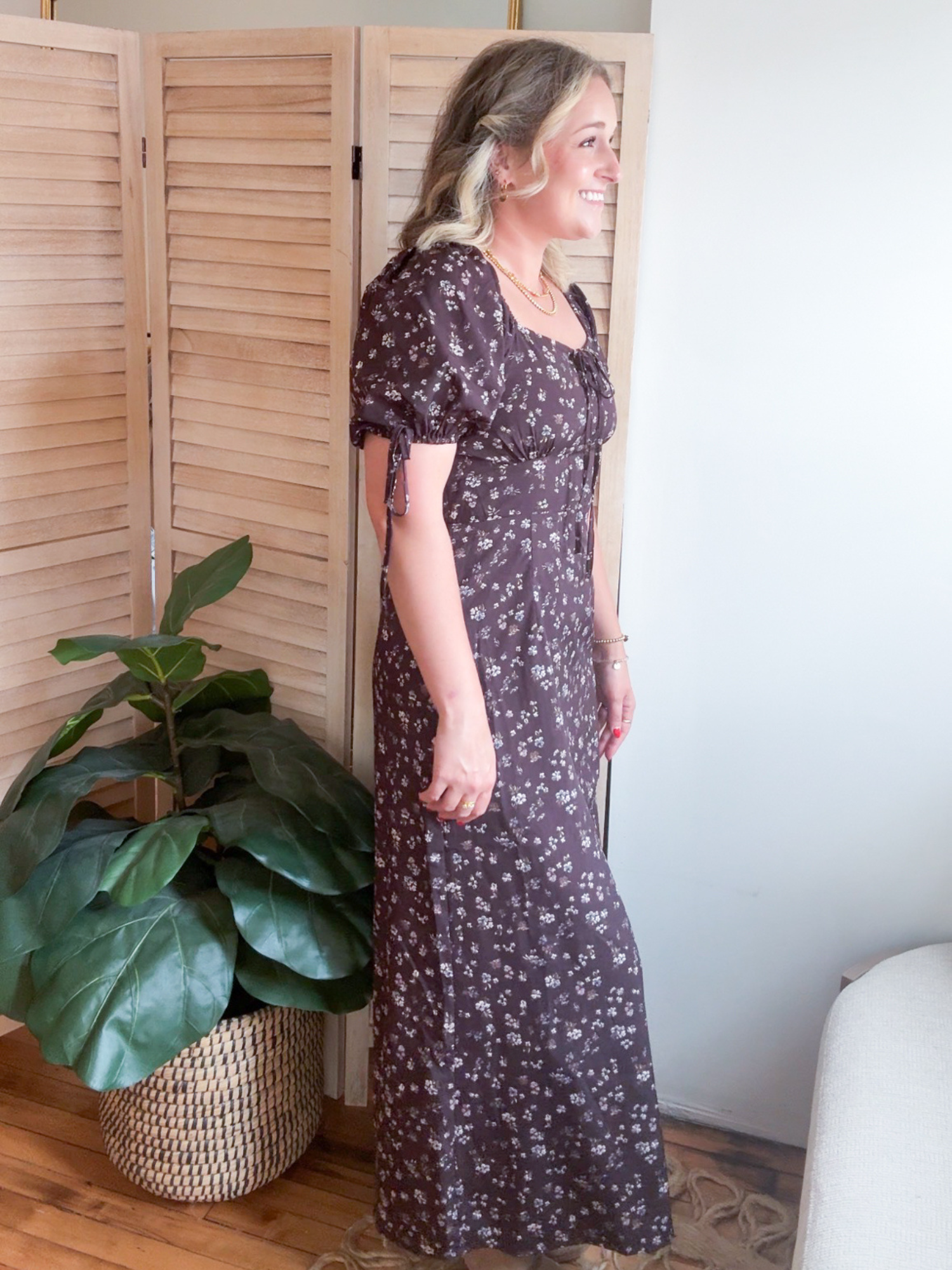 Jamie Midi Dress - Mocha