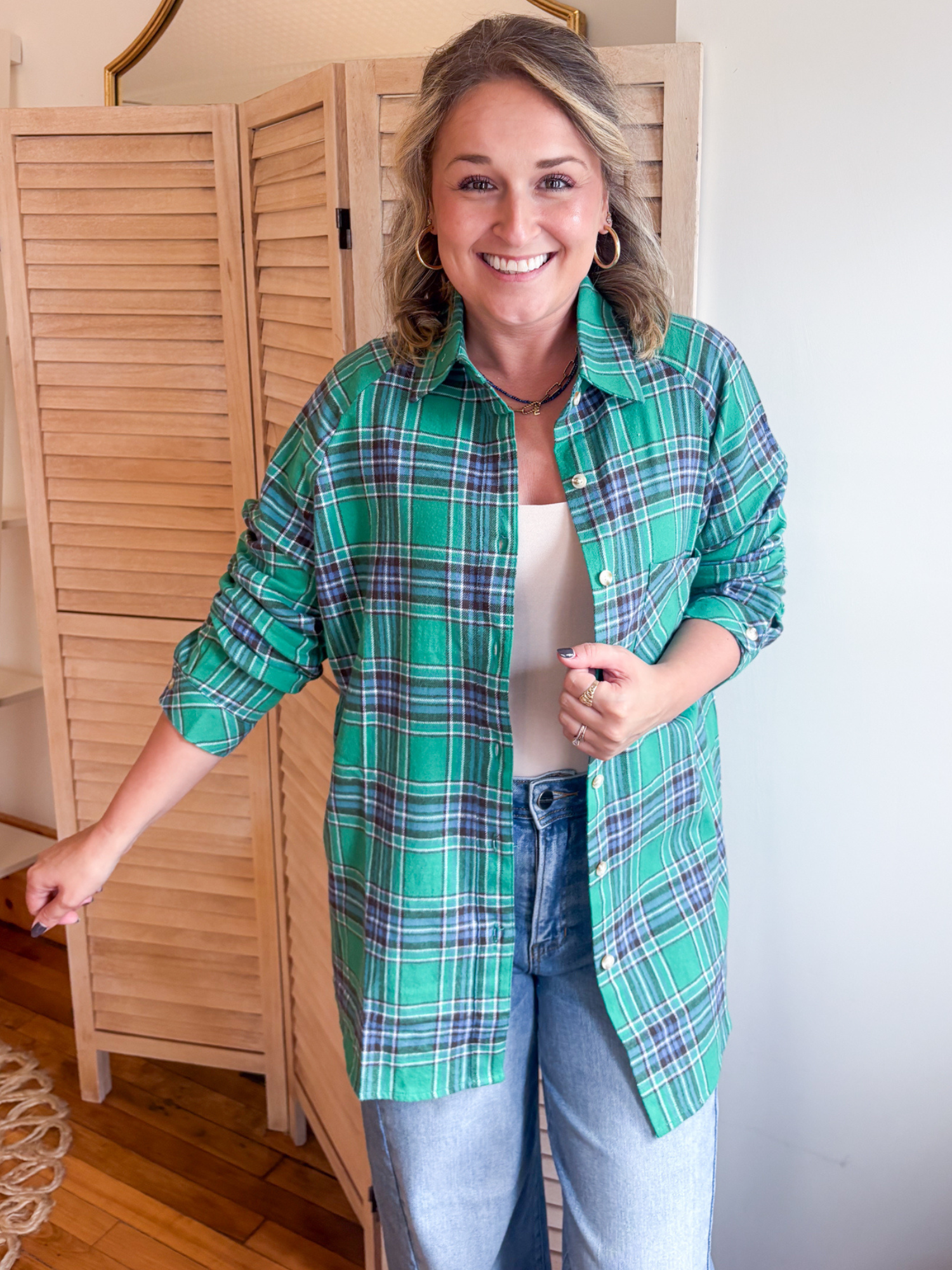 Orchard Plaid Button Down