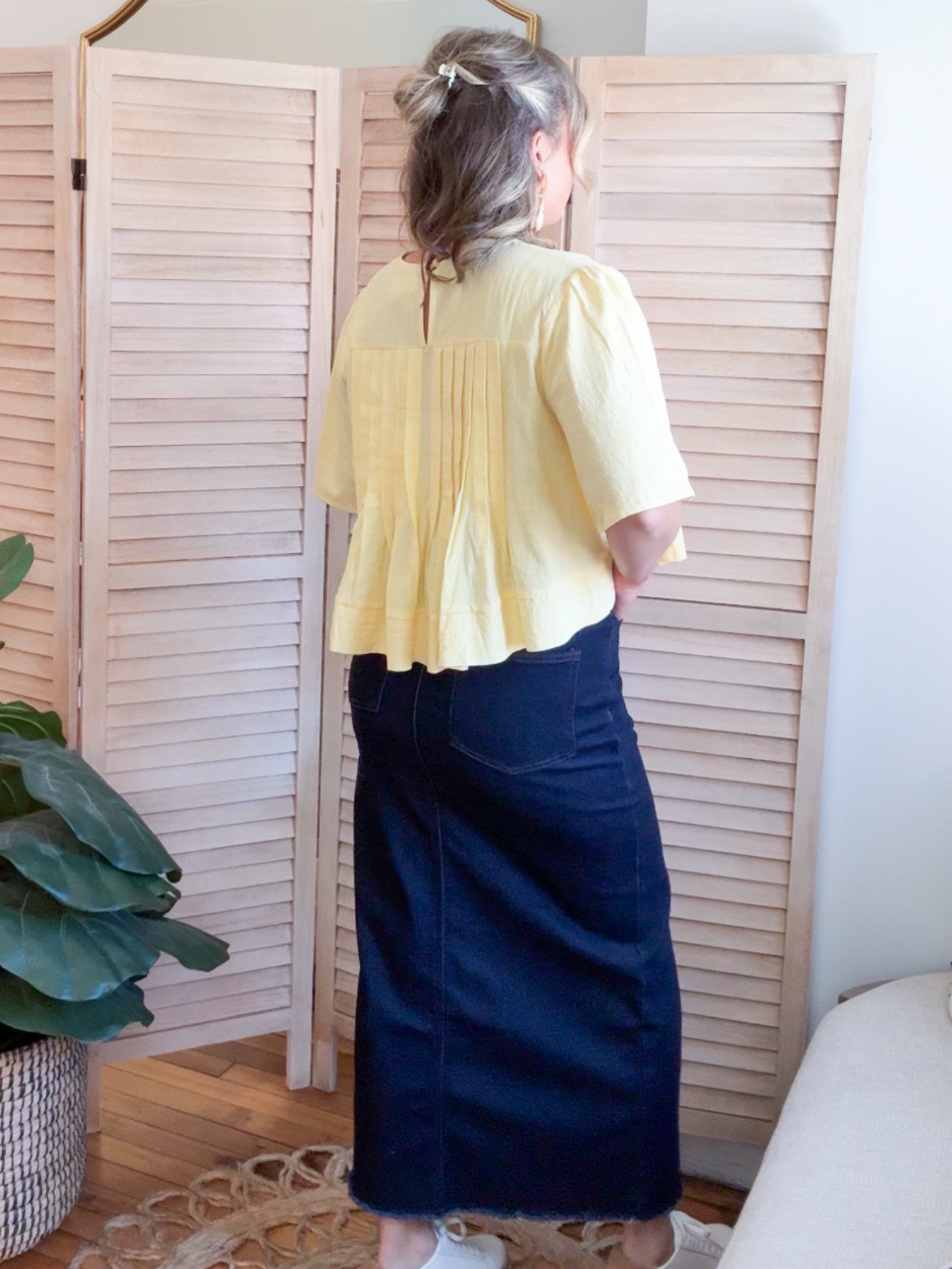 Tatum Denim Midi Skirt