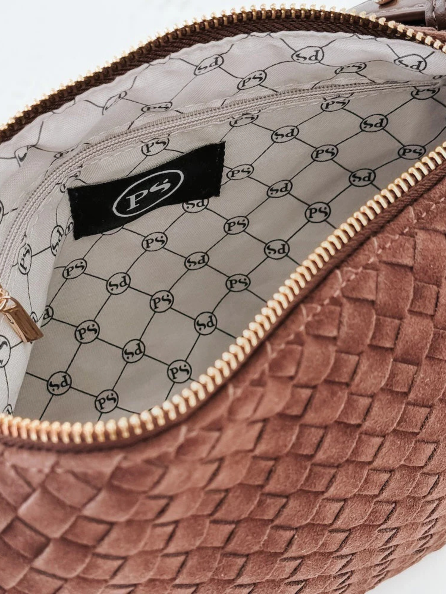 Harper Suede Shoulder Bag - Chocolate