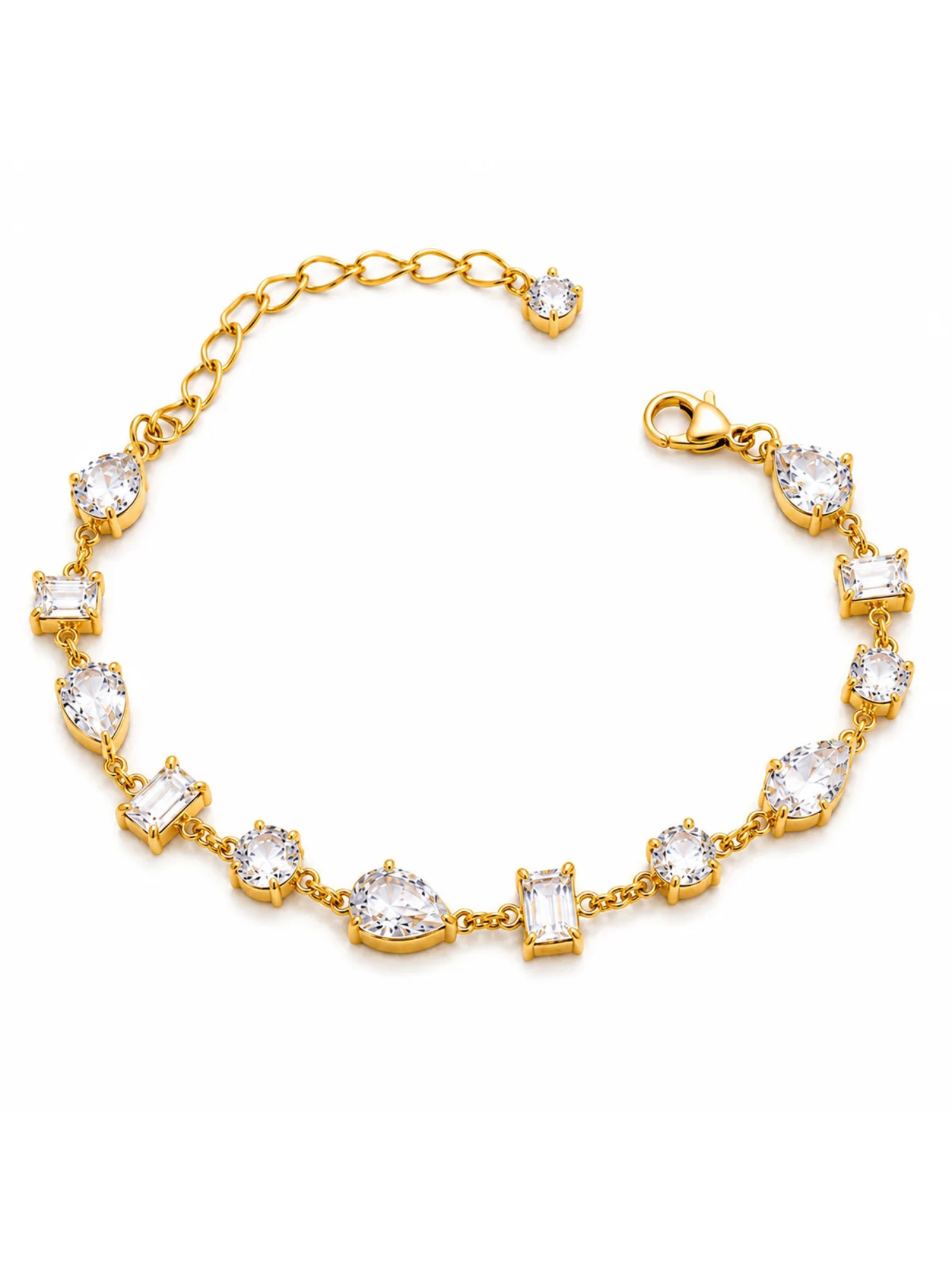 CZ Shapes Bracelet