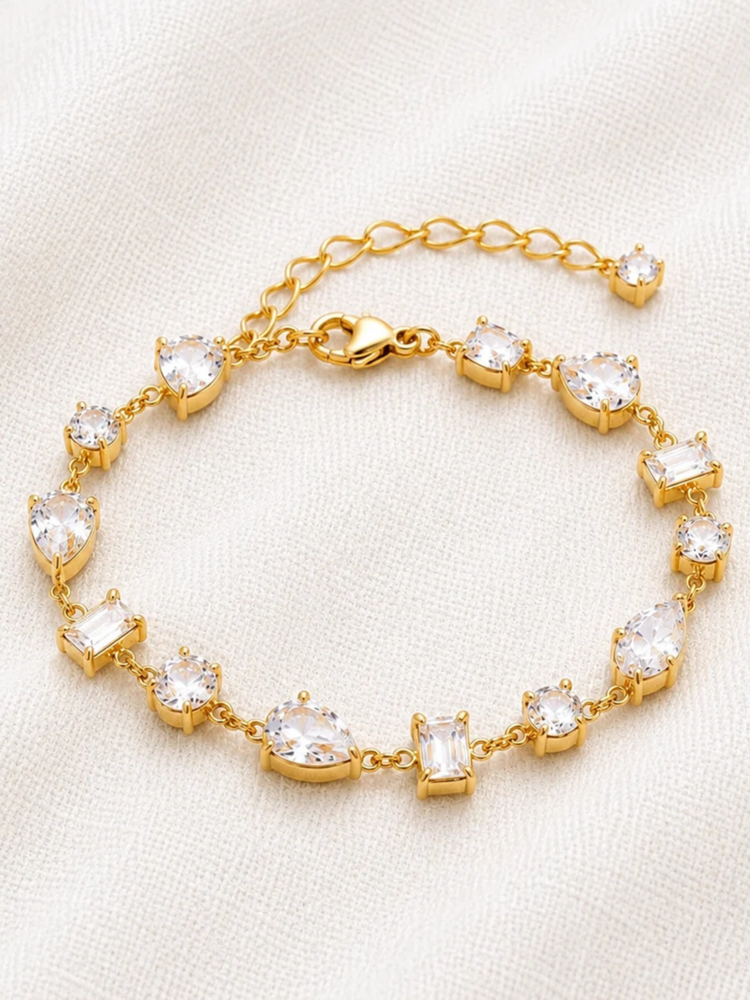 CZ Shapes Bracelet