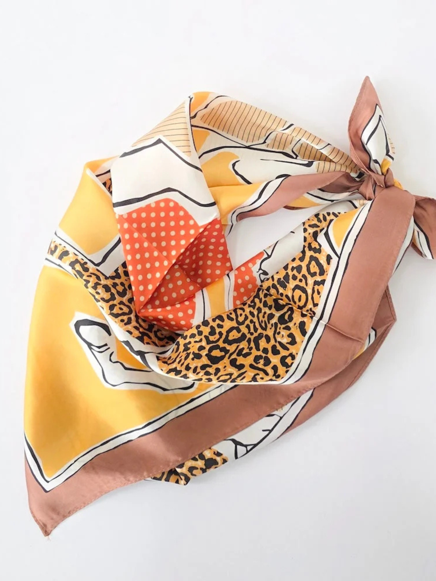 Indie Mix Square Scarf - The Collective Rose