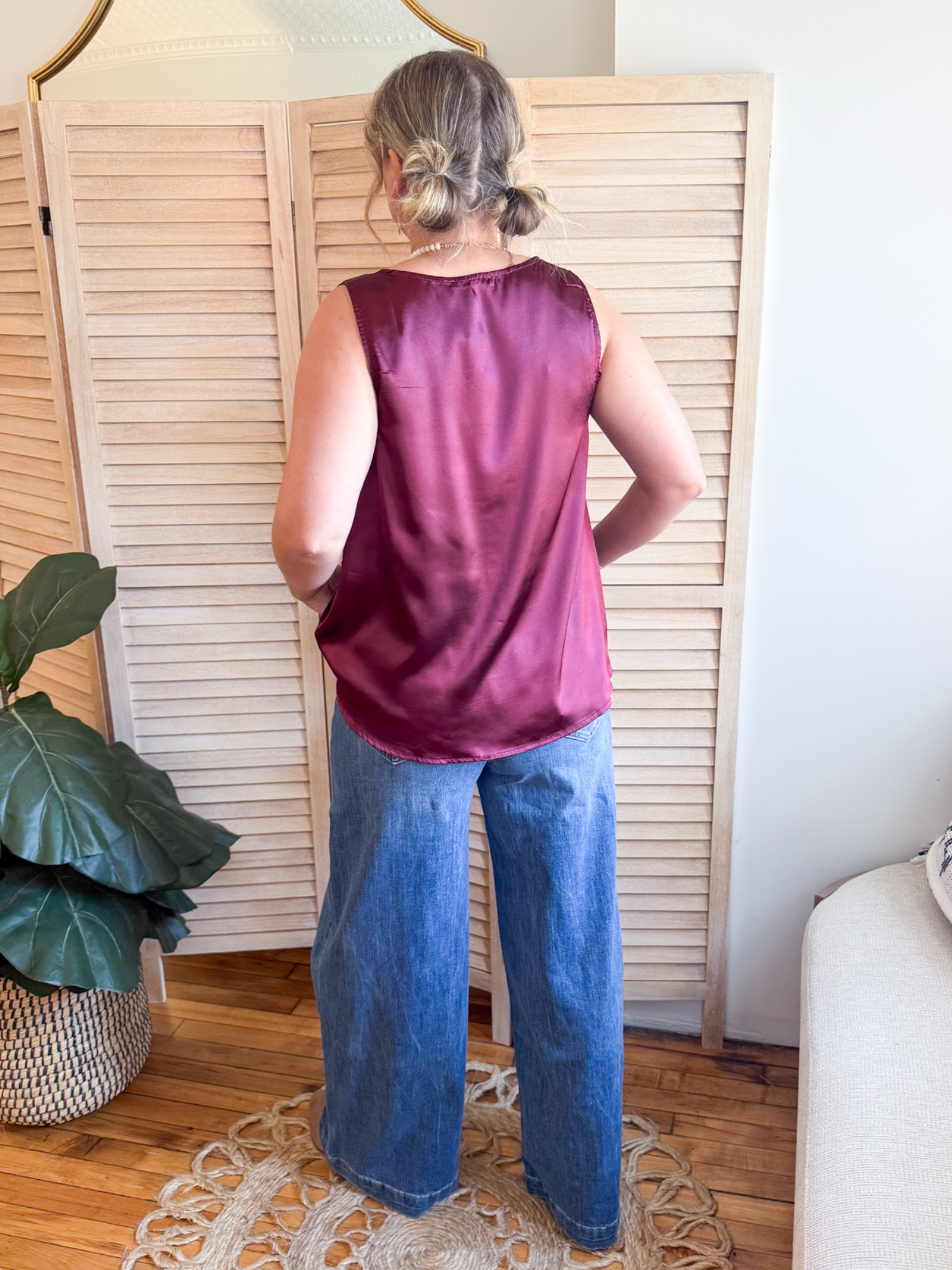 Super High Rise Wide Leg Slouchy Jeans - The Collective Rose