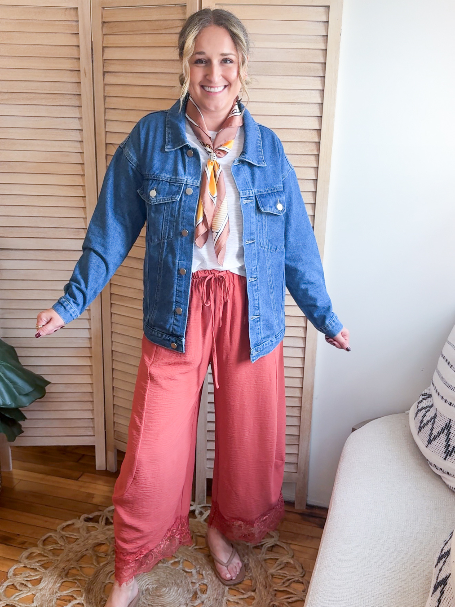 City Stroll Denim Jacket - The Collective Rose