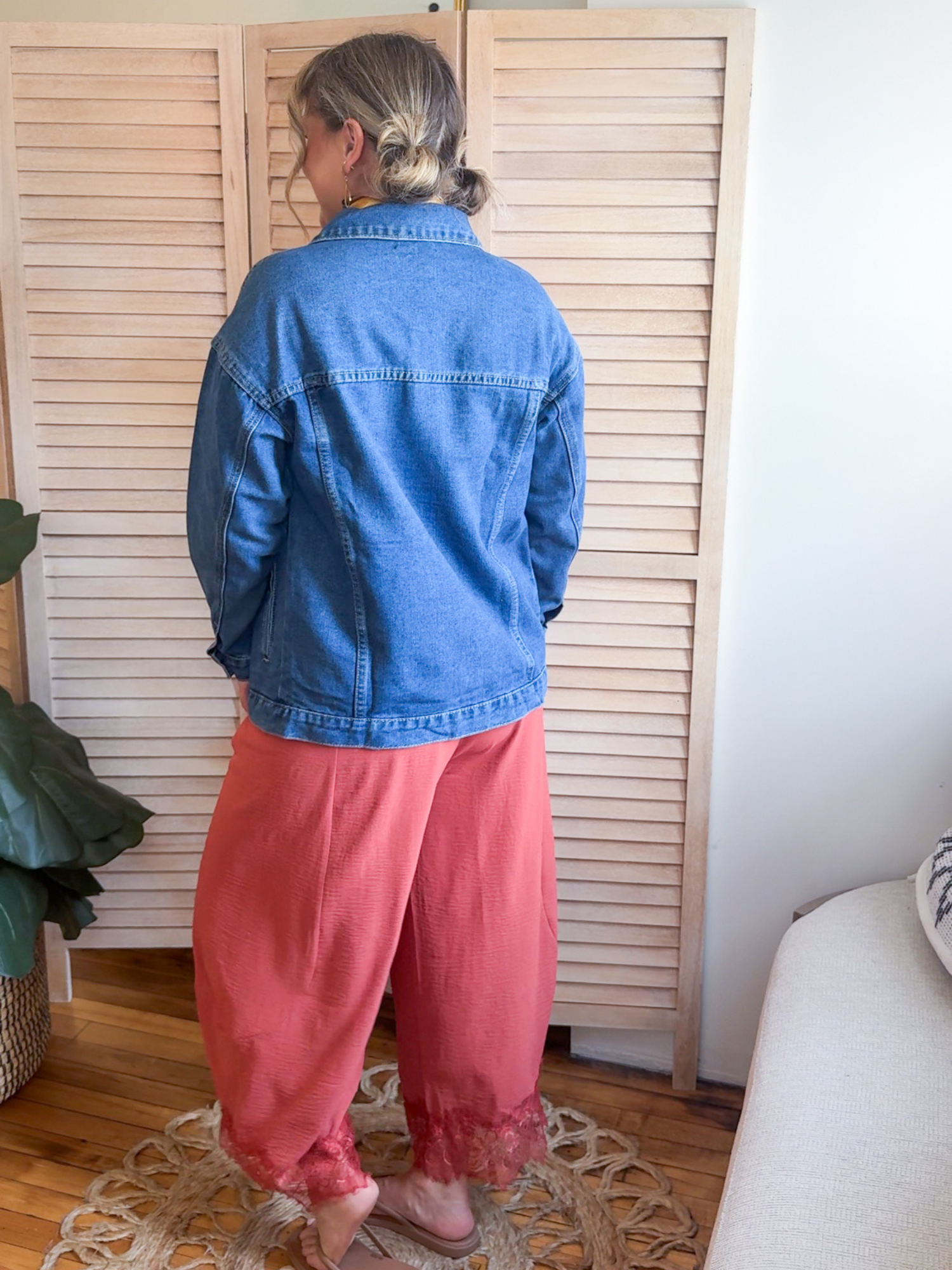 City Stroll Denim Jacket - The Collective Rose