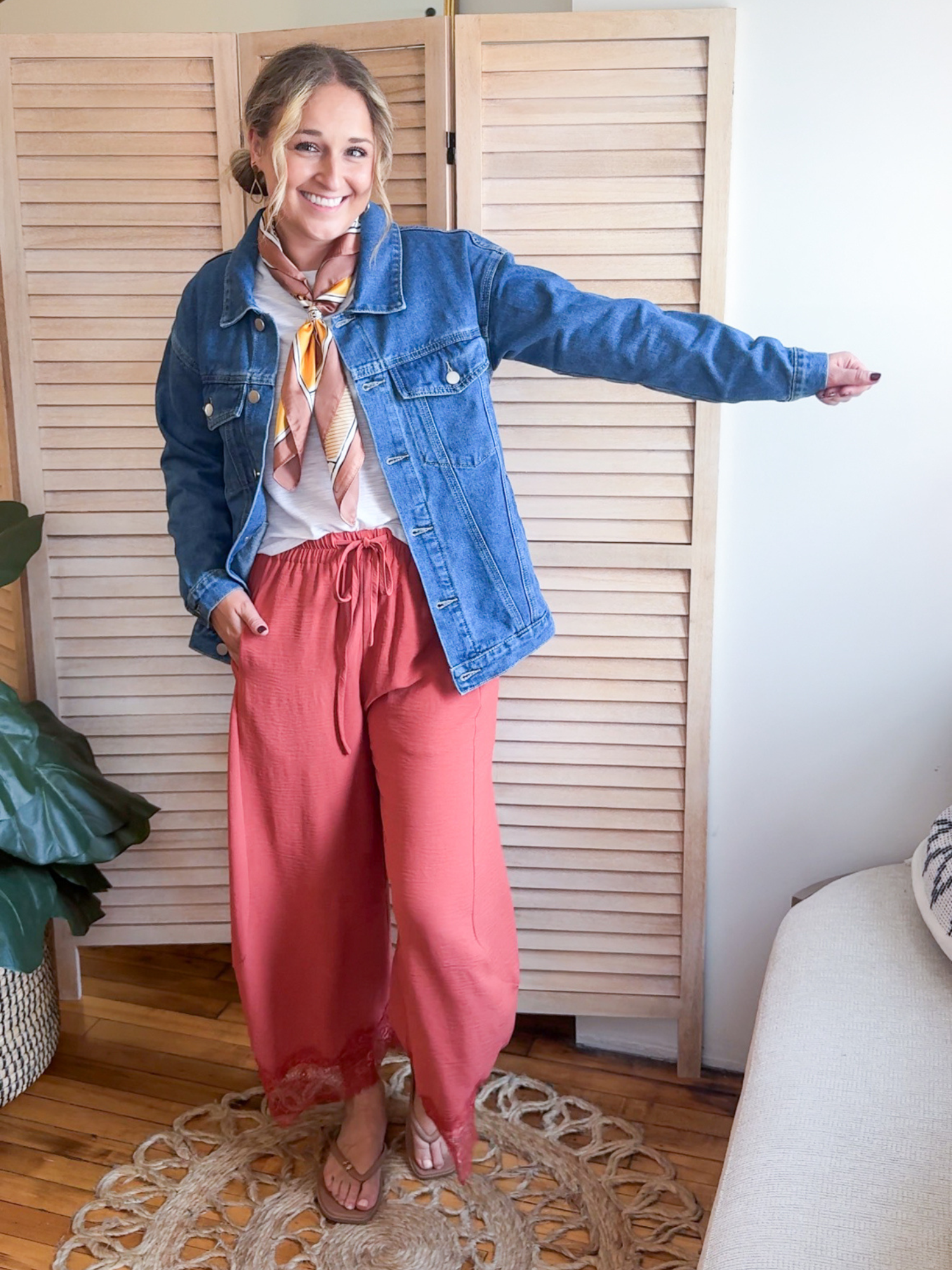 City Stroll Denim Jacket - The Collective Rose