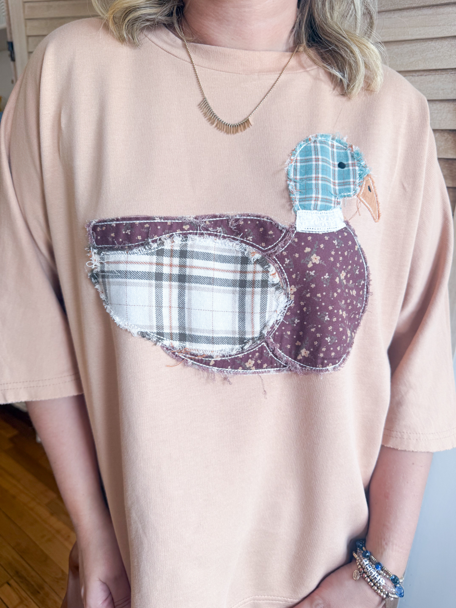Mallard Duck Patchwork Tee