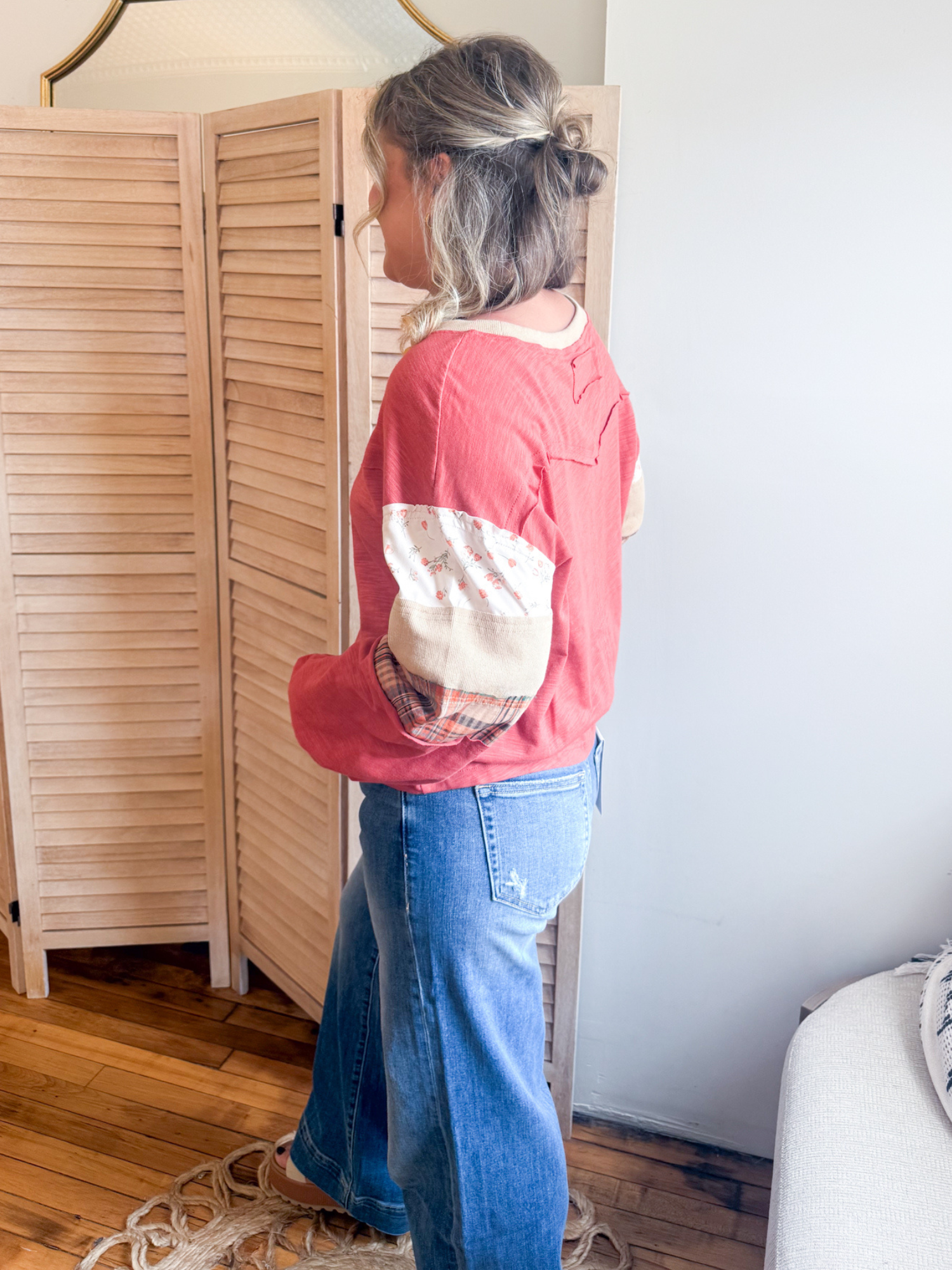 Sienna Colorblock Long Sleeve Tee