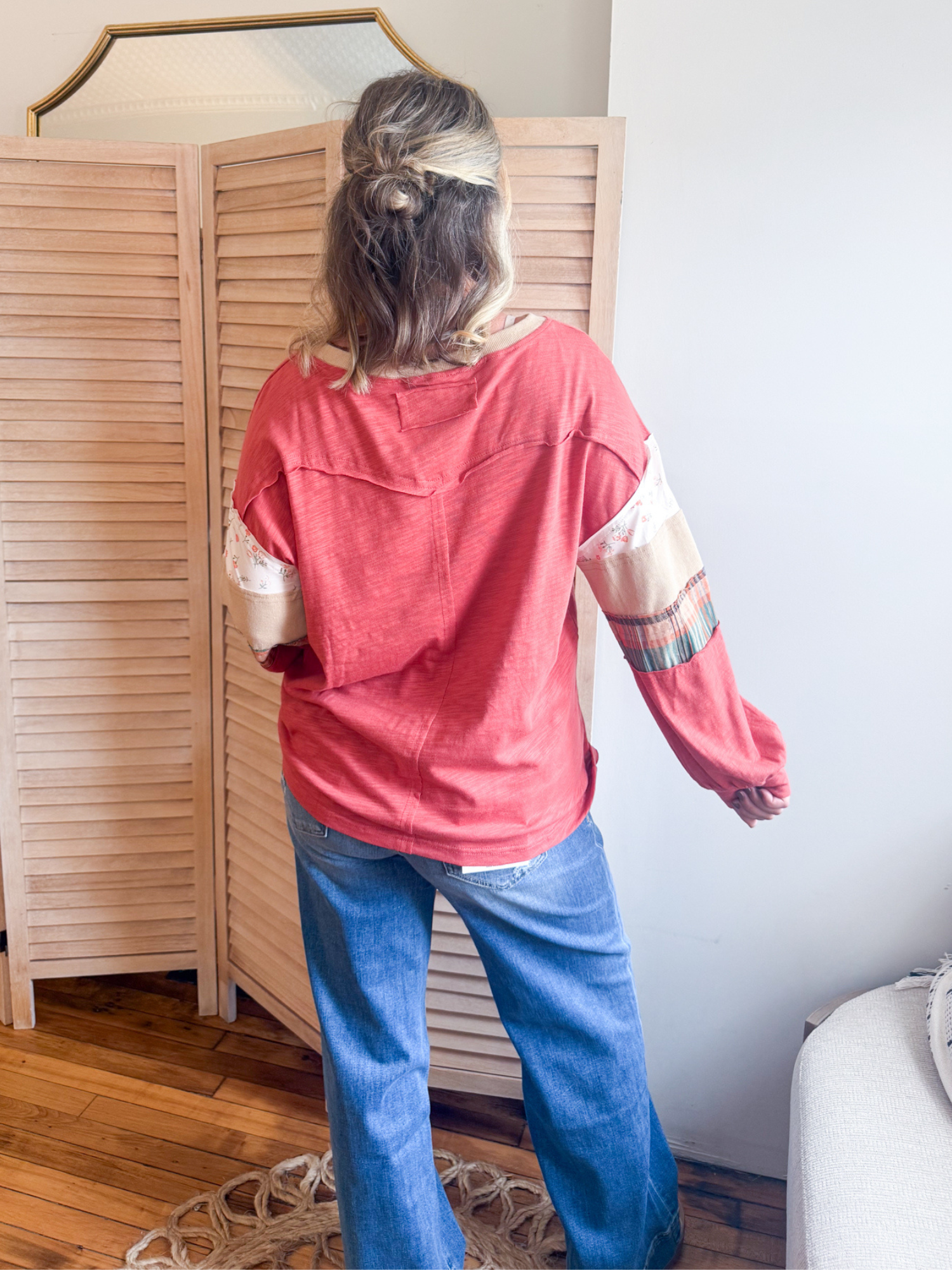 Sienna Colorblock Long Sleeve Tee