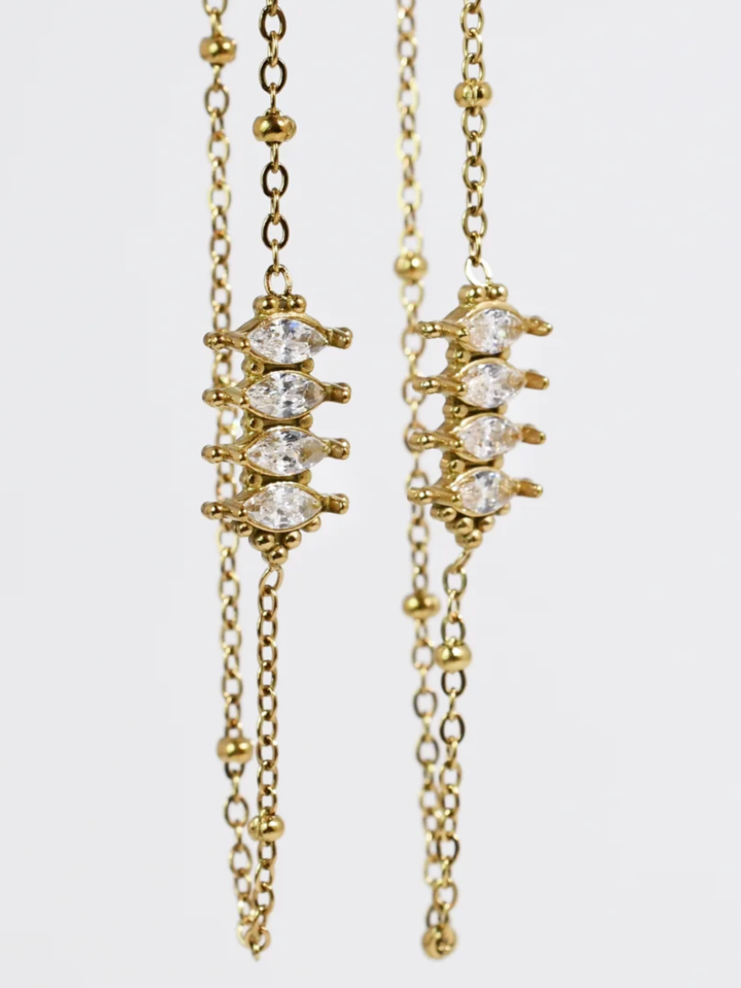 Golden Hour Huggie Earrings - Waterproof