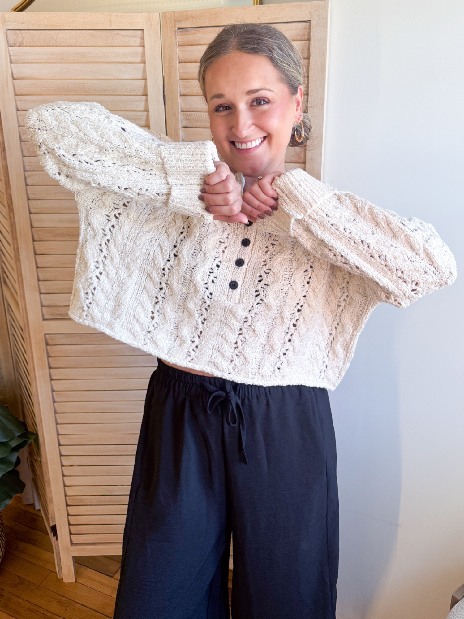 Cleo Cable Knit Sweater