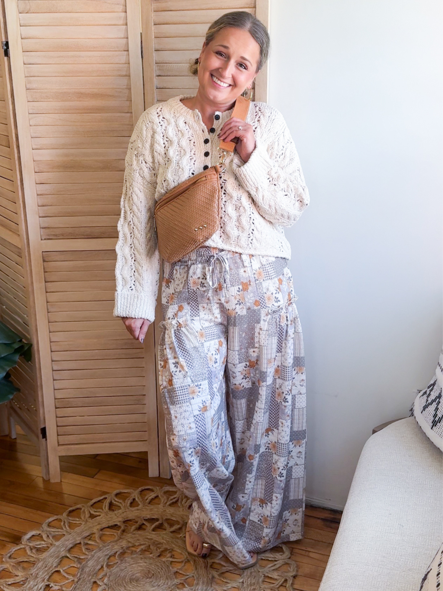 Isla Patchwork Wide Leg Pants