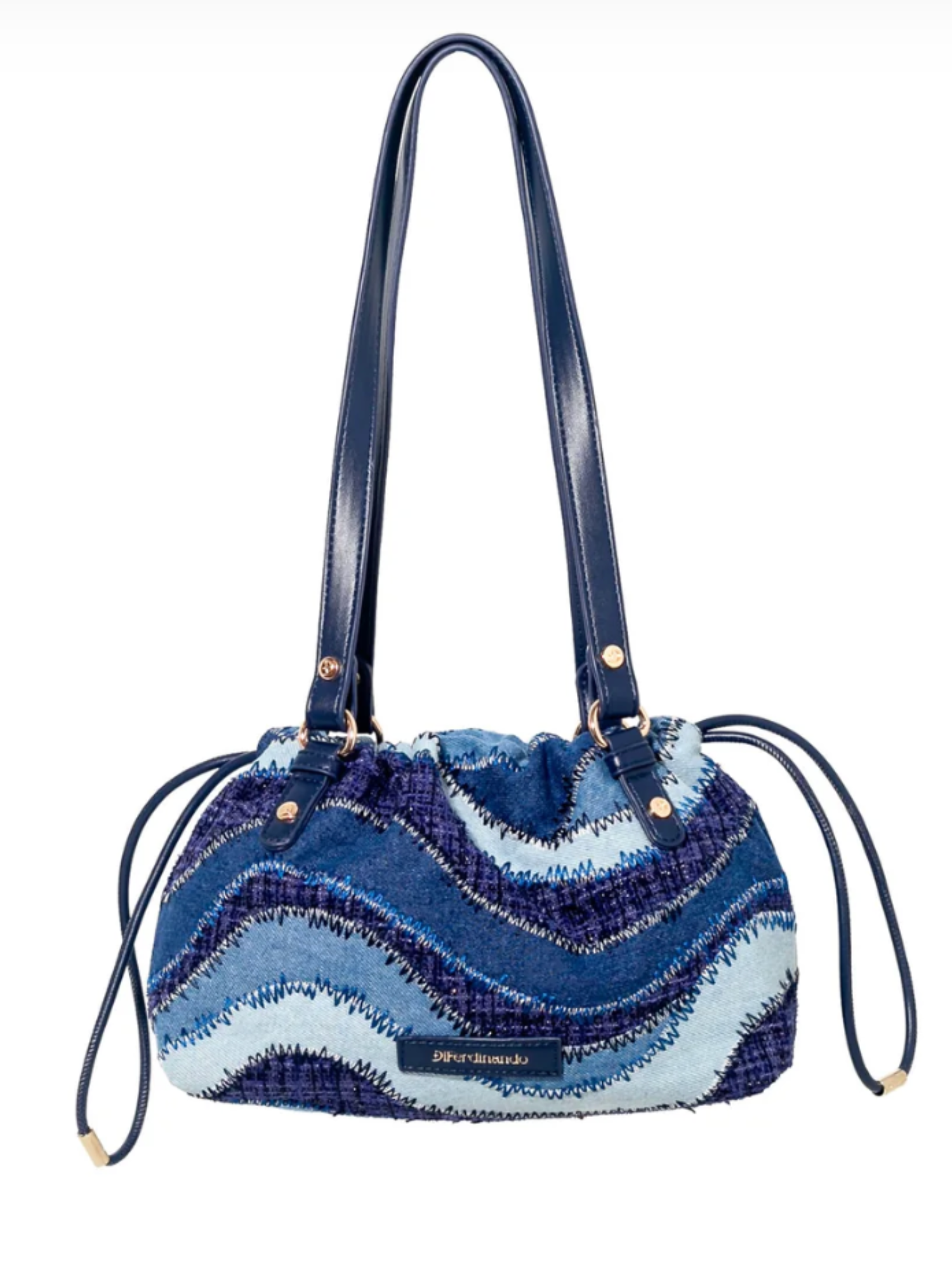 Desert Stitch Shoulder Bag - Denim