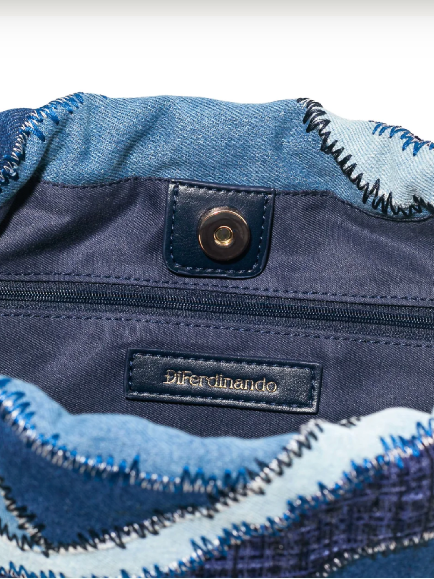 Desert Stitch Shoulder Bag - Denim