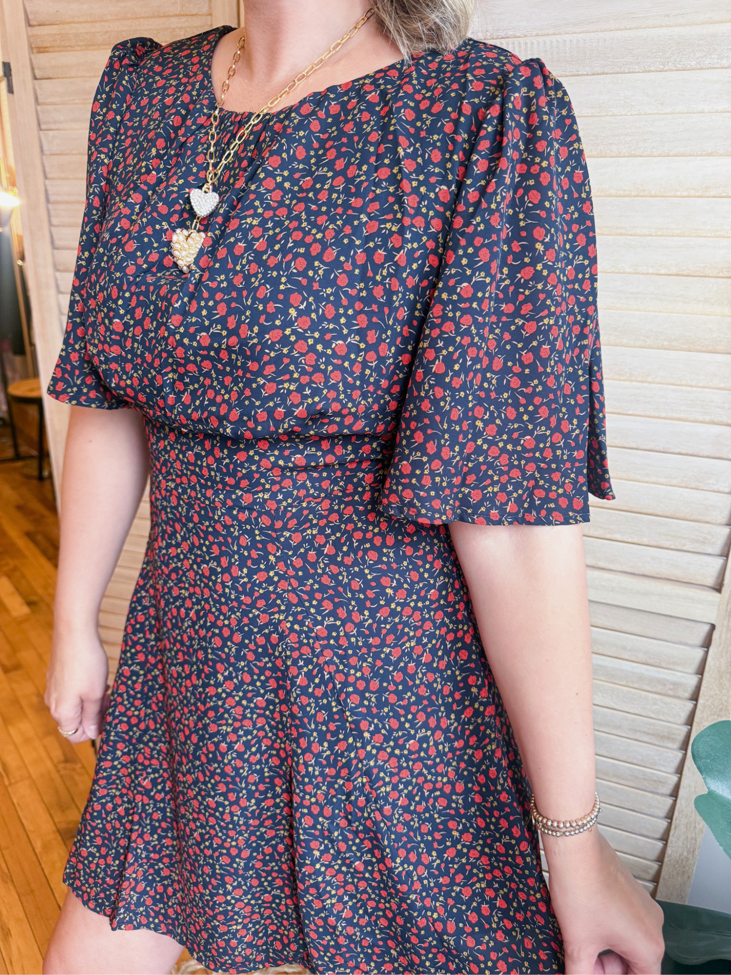 Briar Floral Print Mini Dress