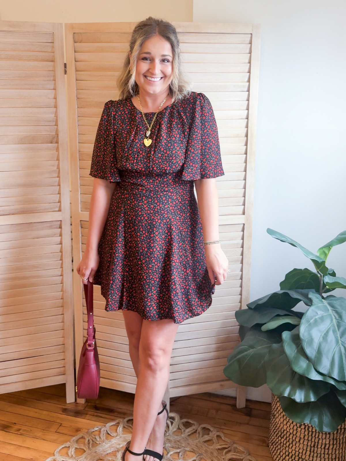 Briar Floral Print Mini Dress