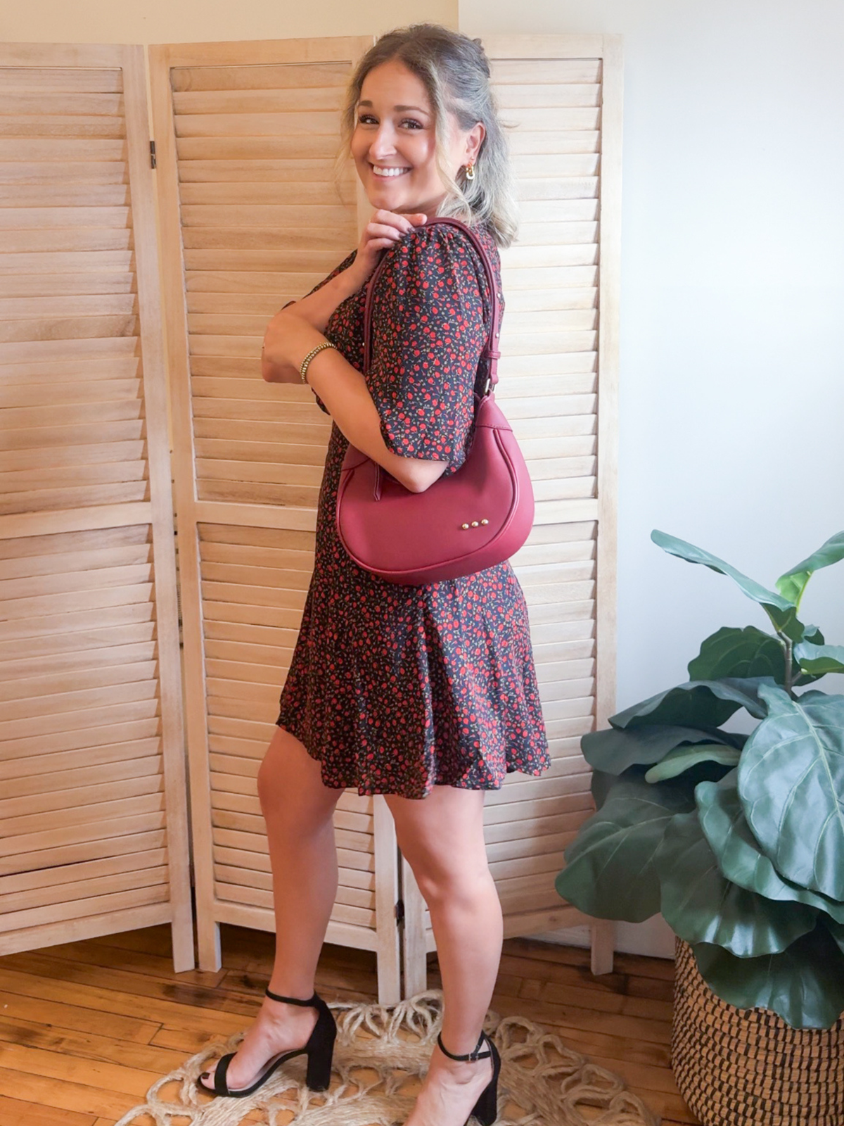 Briar Floral Print Mini Dress