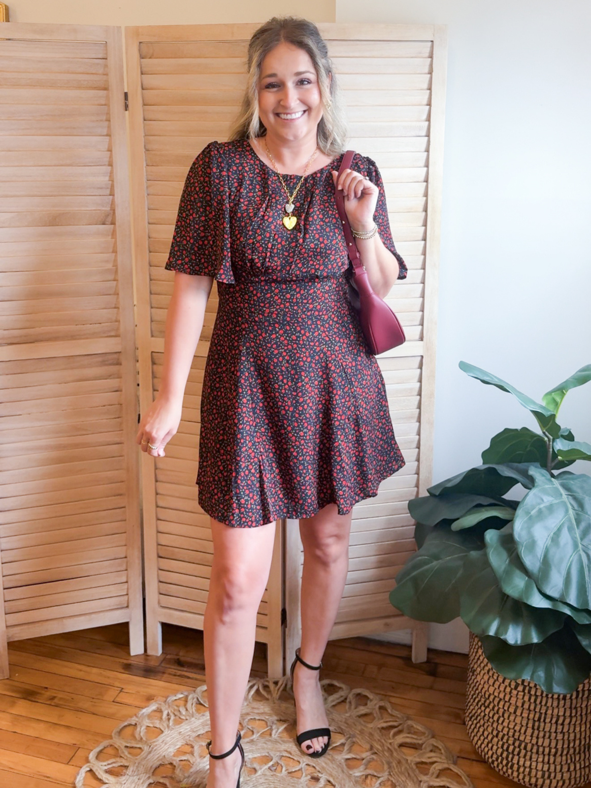 Briar Floral Print Mini Dress