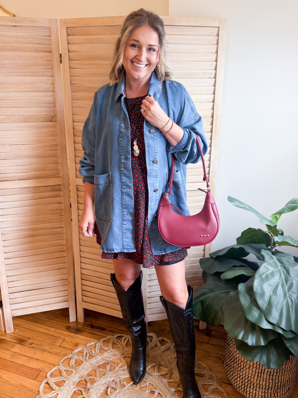 Carlyn Oversized Denim Shacket