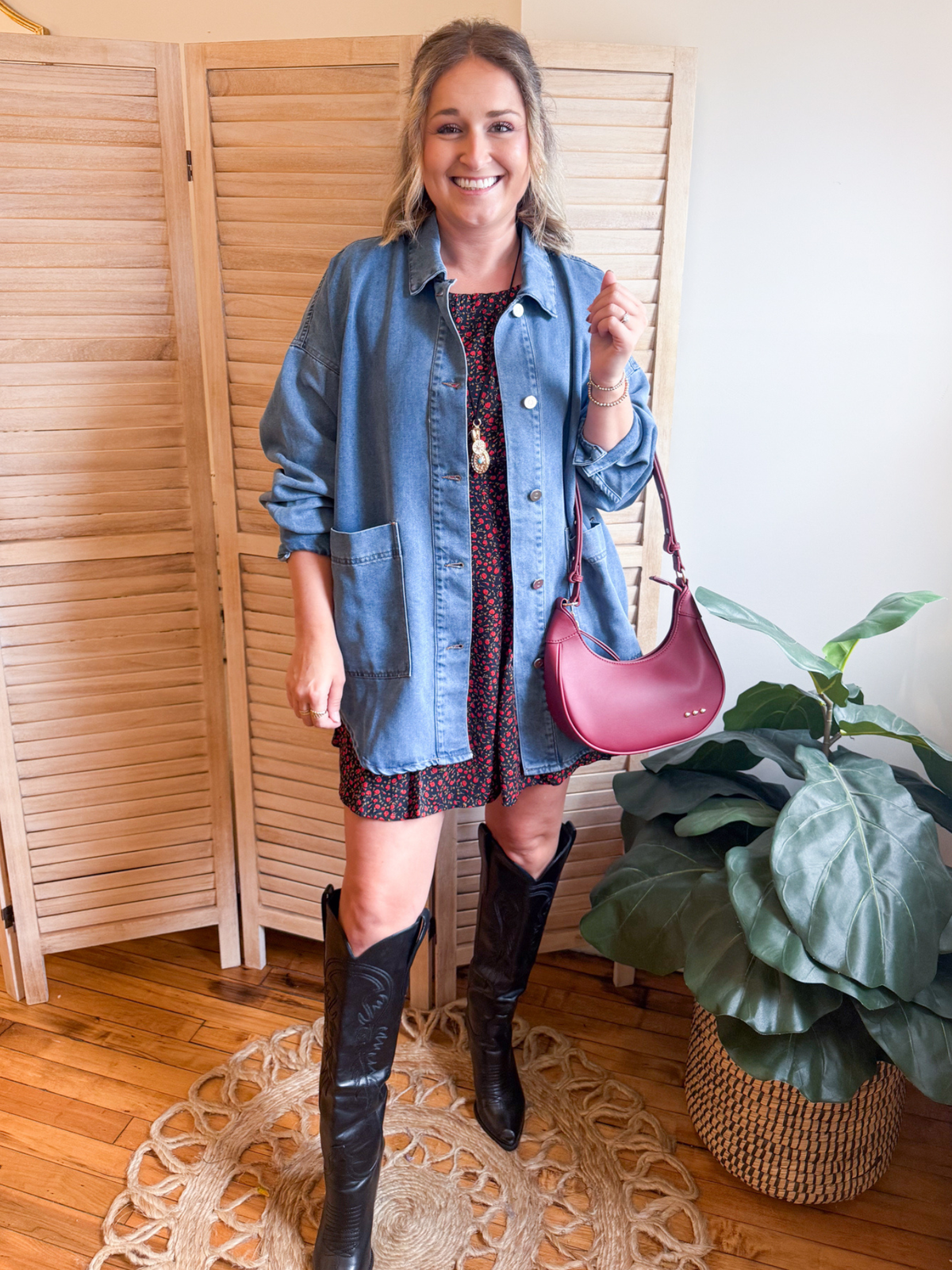Carlyn Oversized Denim Shacket