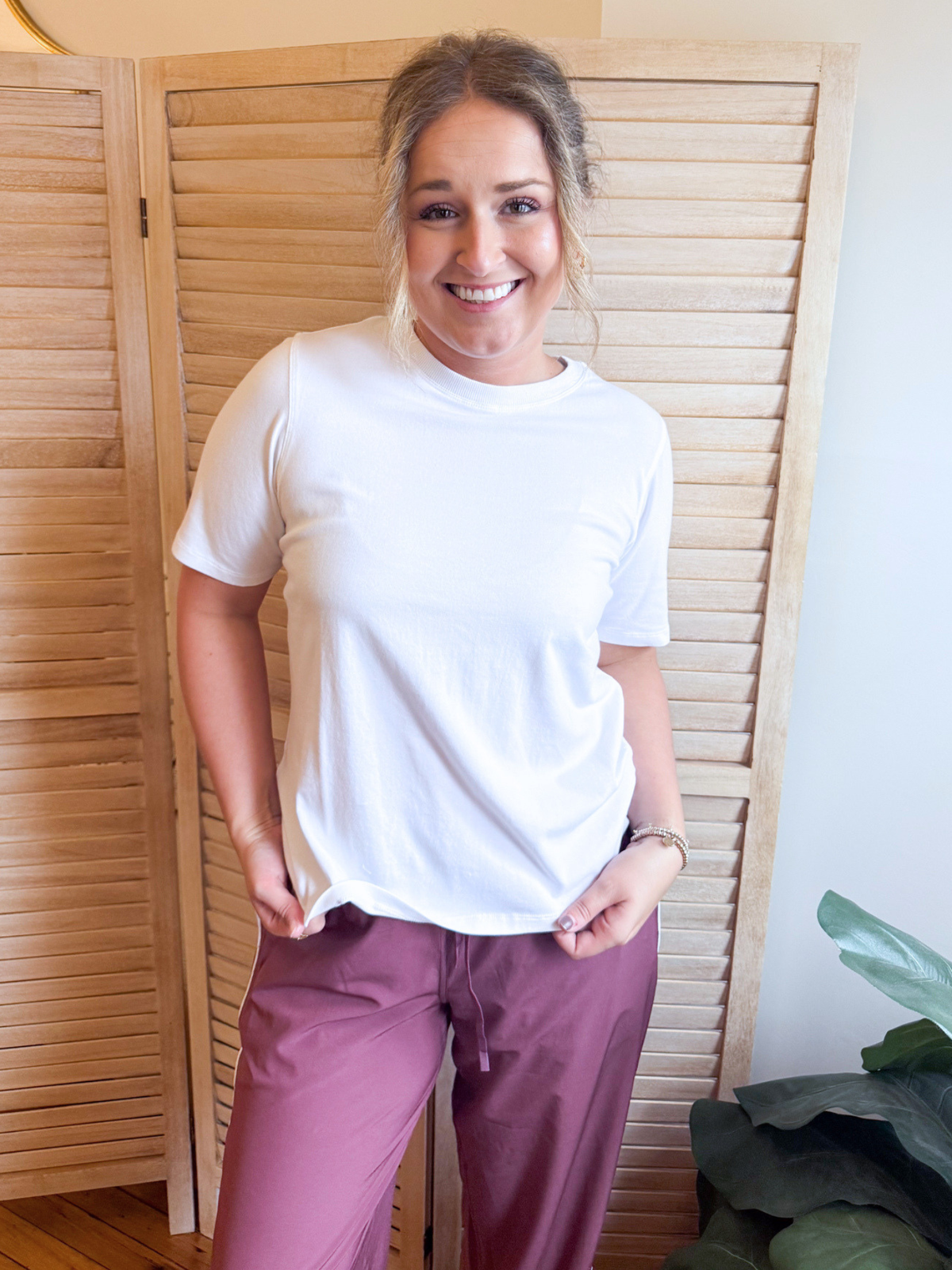 Classic Boxy Fit Tee - White
