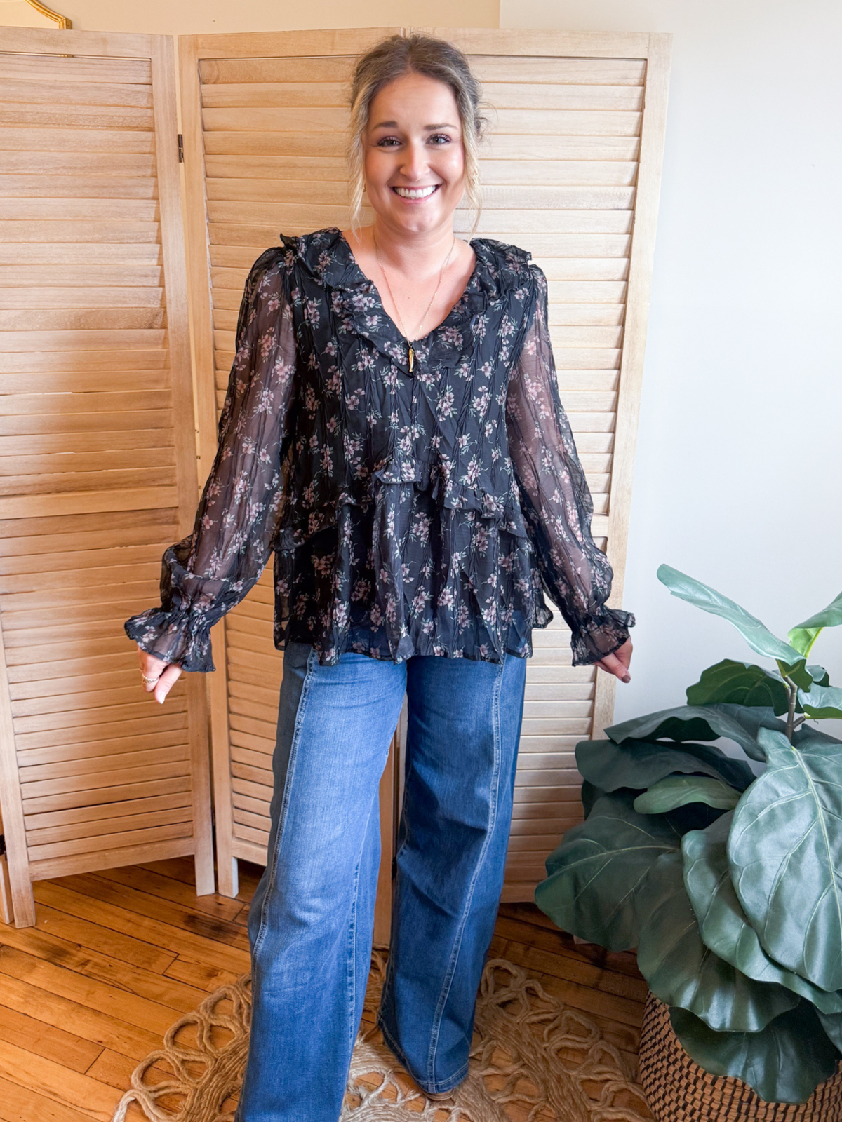 Percy Ruffle Blouse